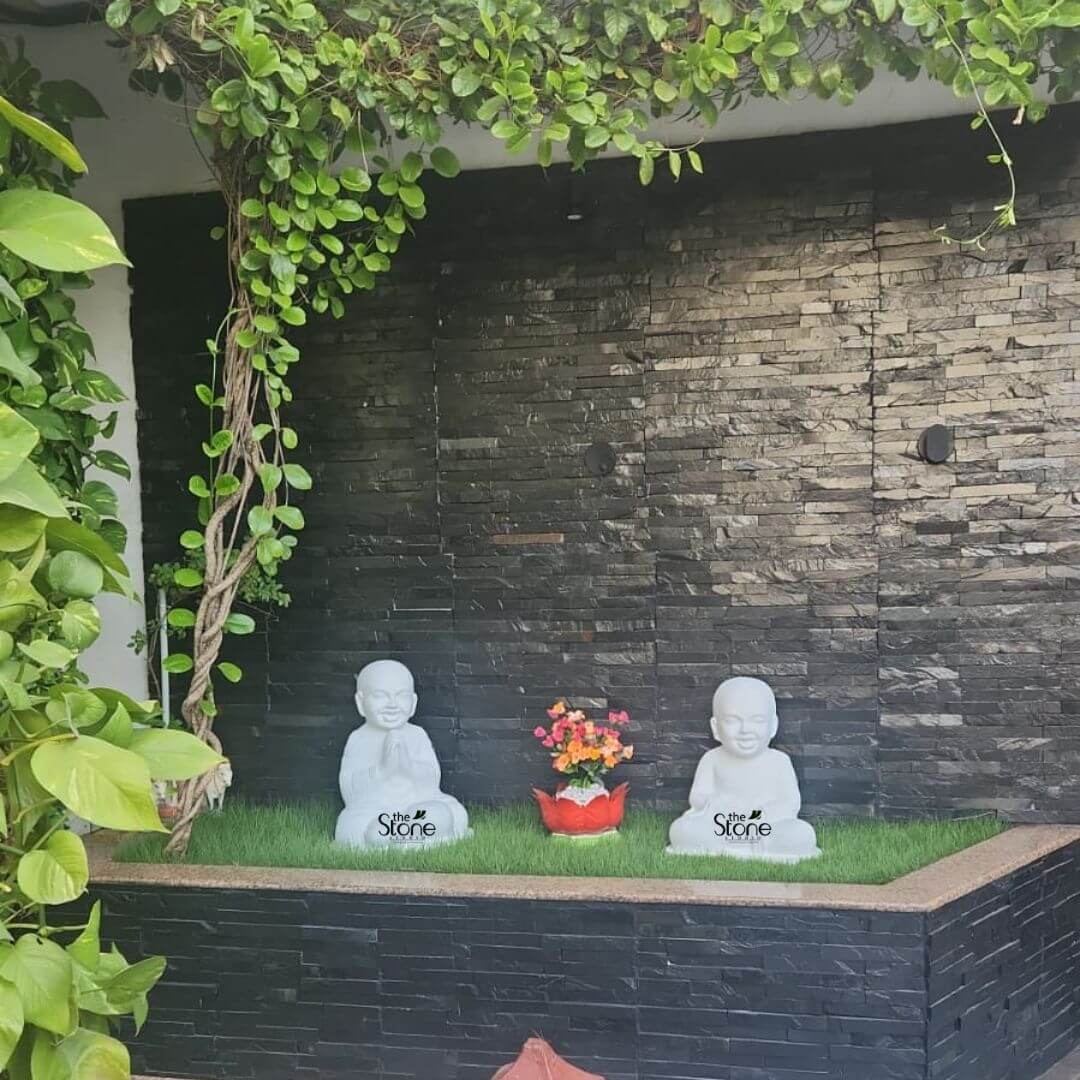 Laughing Buddha Baby Monk Statue 1.5ft