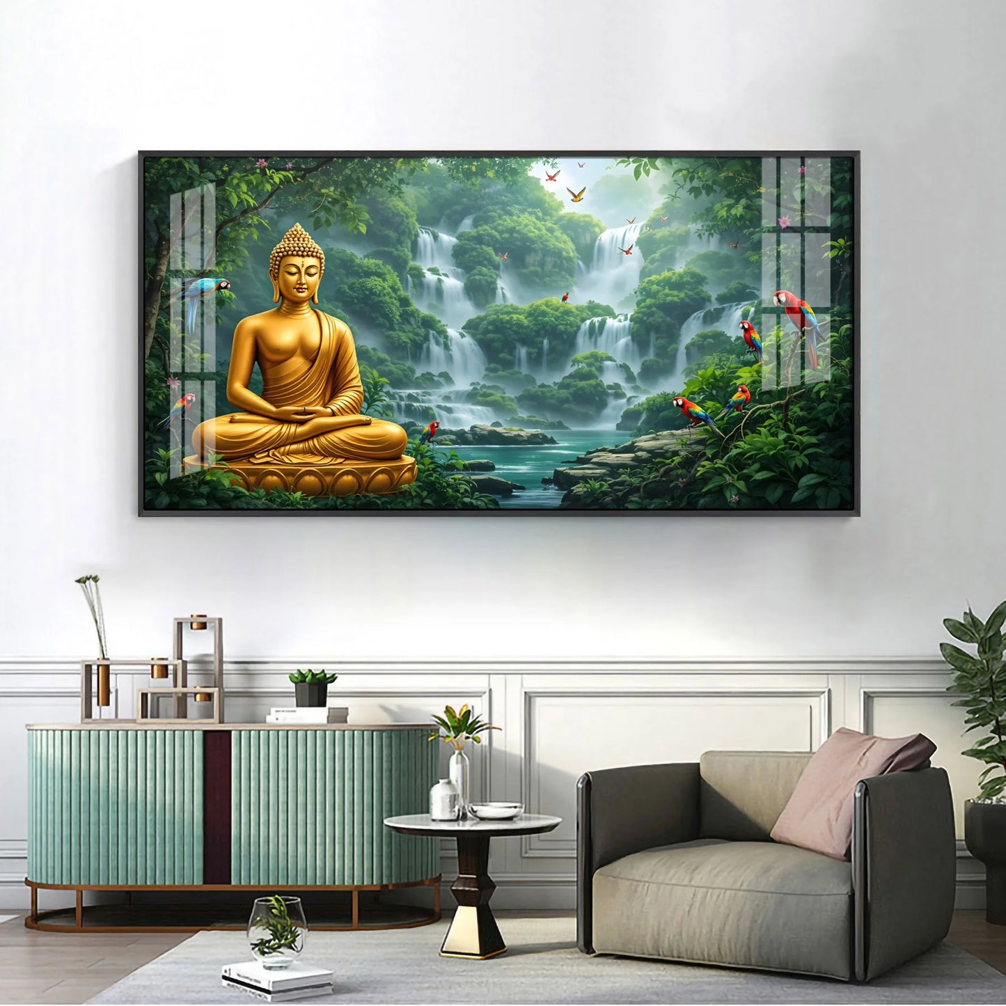 Ascendant Buddha Vision Premium Acrylic Horizontal Wall Art