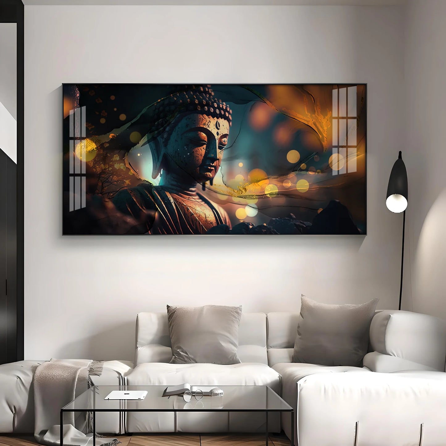 Mulling Over Buddha Premium Acrylic Horizontal Wall Art