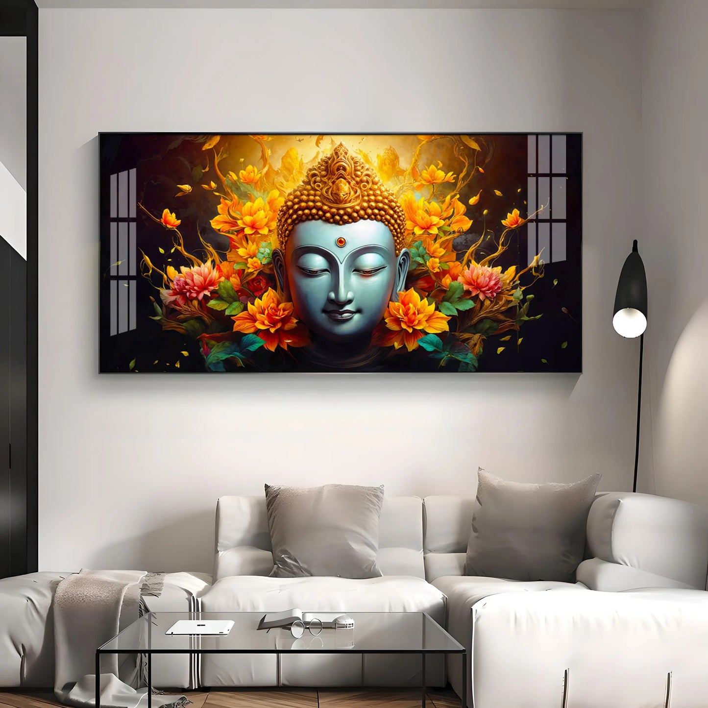 Serenity Visage Premium Acrylic Horizontal Wall Art