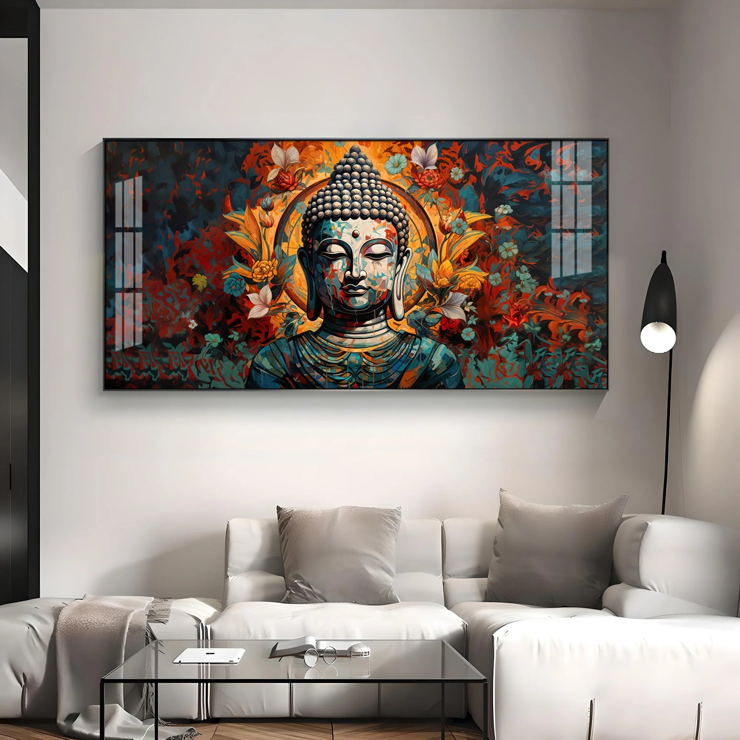 Enlightenment Buddha Premium Acrylic Horizontal Wall Art