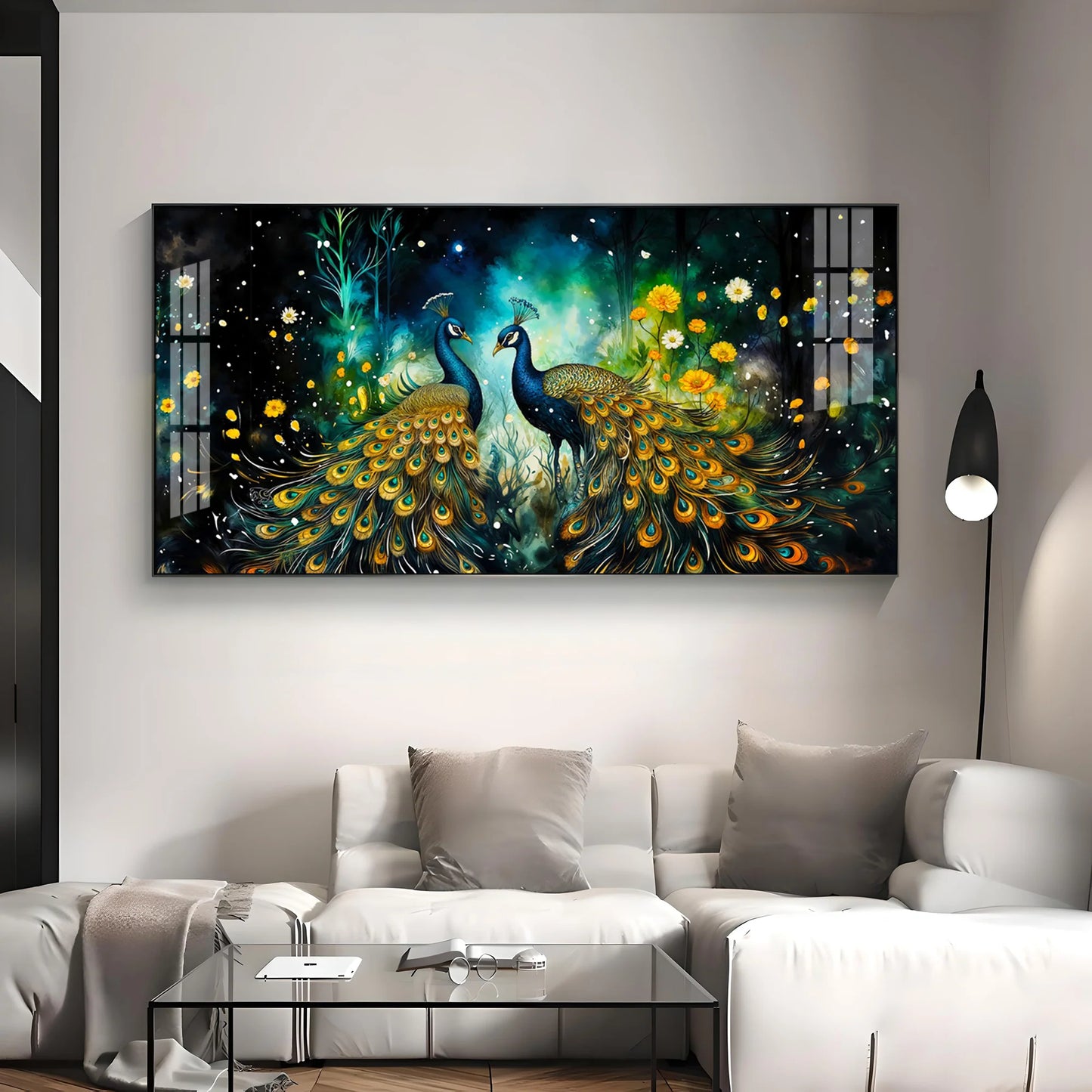 Majestic Vibrant Duo Premium Acrylic Horizontal Wall Art