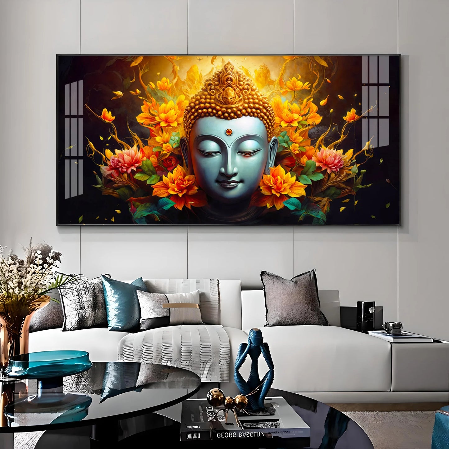 Serenity Visage Premium Acrylic Horizontal Wall Art