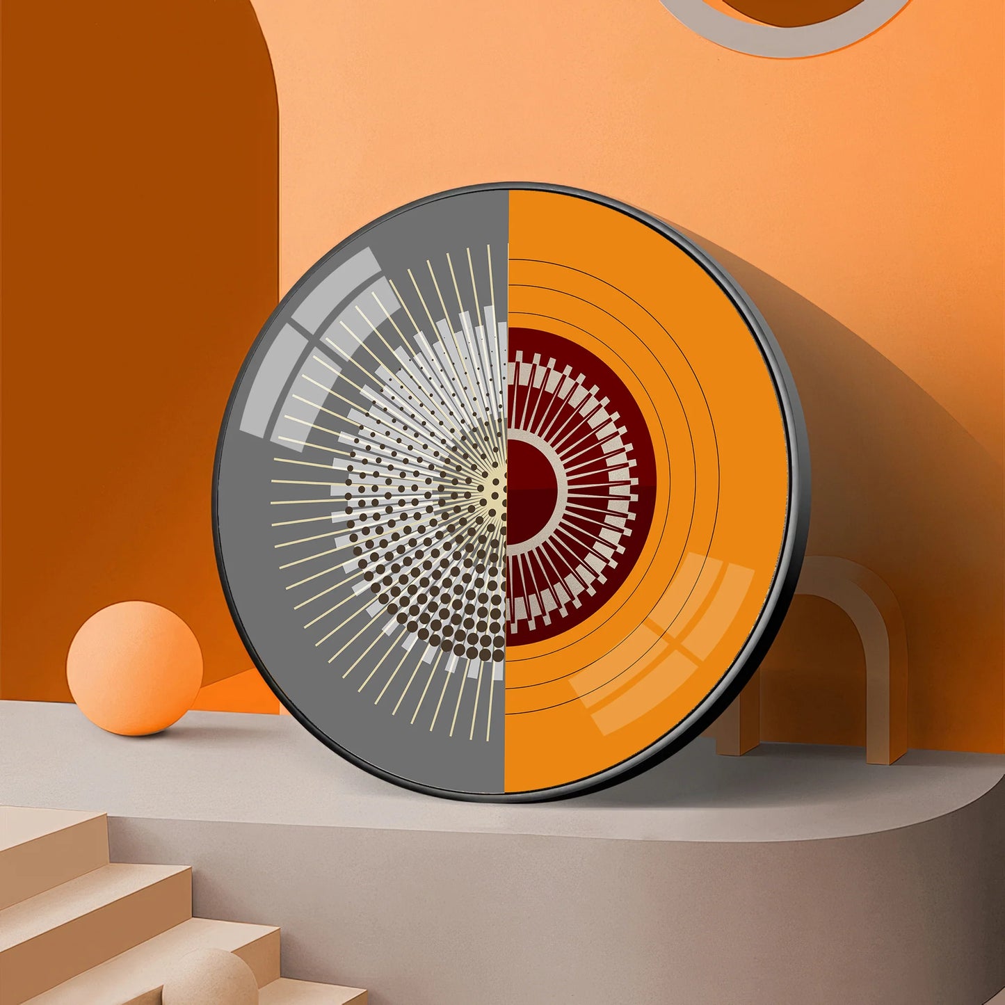 Artful Aura Premium Acrylic Round Wall Art