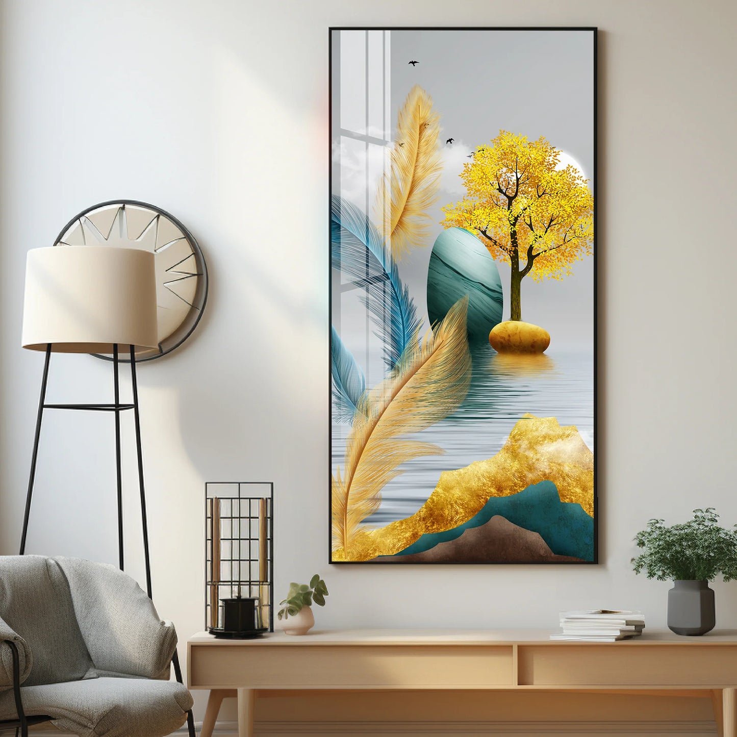 Charming Nature Premium Acrylic Vertical Wall Art