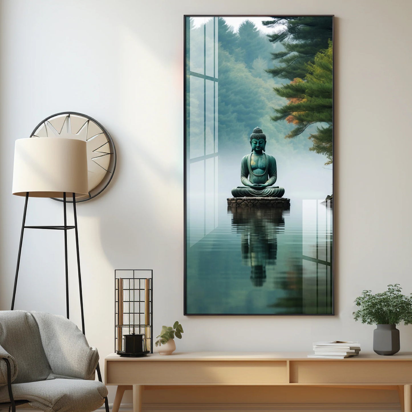 The Enlightened One Premium Acrylic Vertical Wall Art