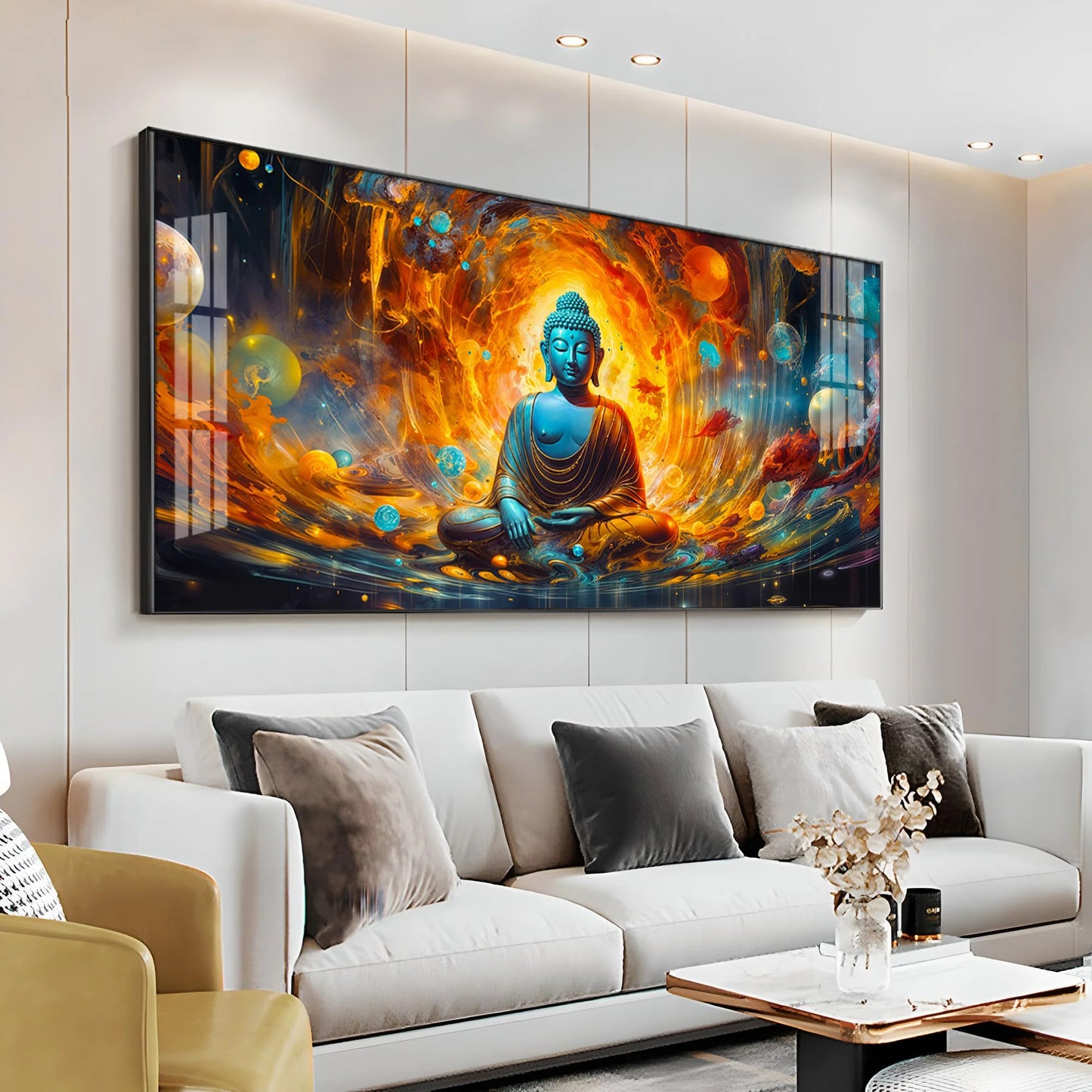 Inner Peace Canvas Premium Acrylic Horizontal Wall Art