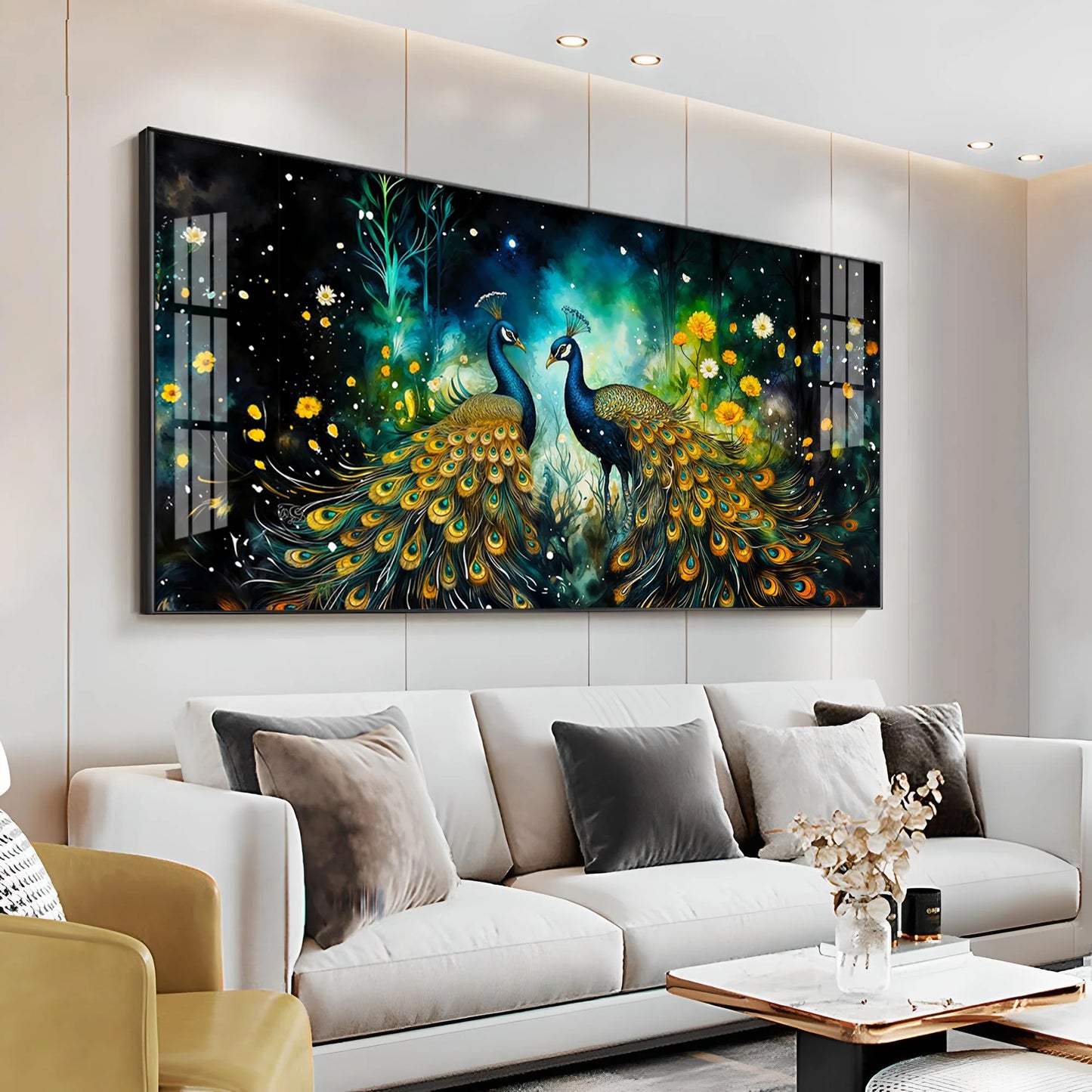 Majestic Vibrant Duo Premium Acrylic Horizontal Wall Art