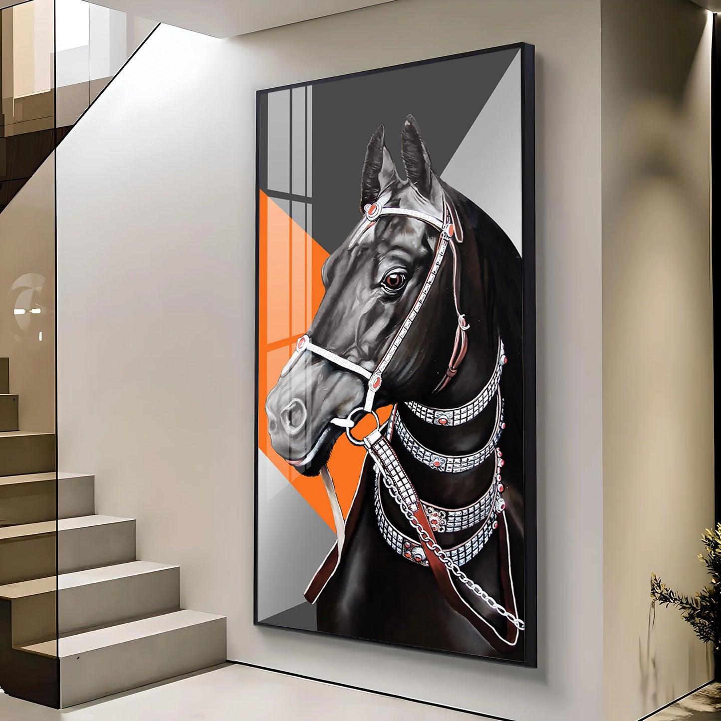 The Turkish Horse Premium Acrylic Vertical Wall Art