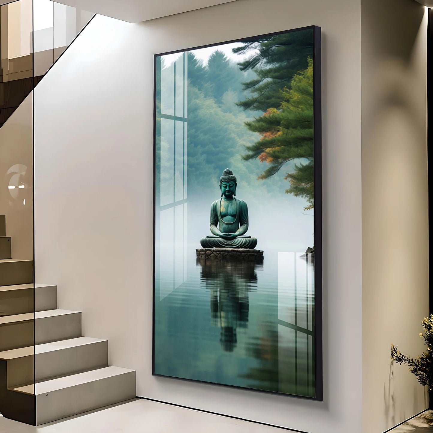 The Enlightened One Premium Acrylic Vertical Wall Art