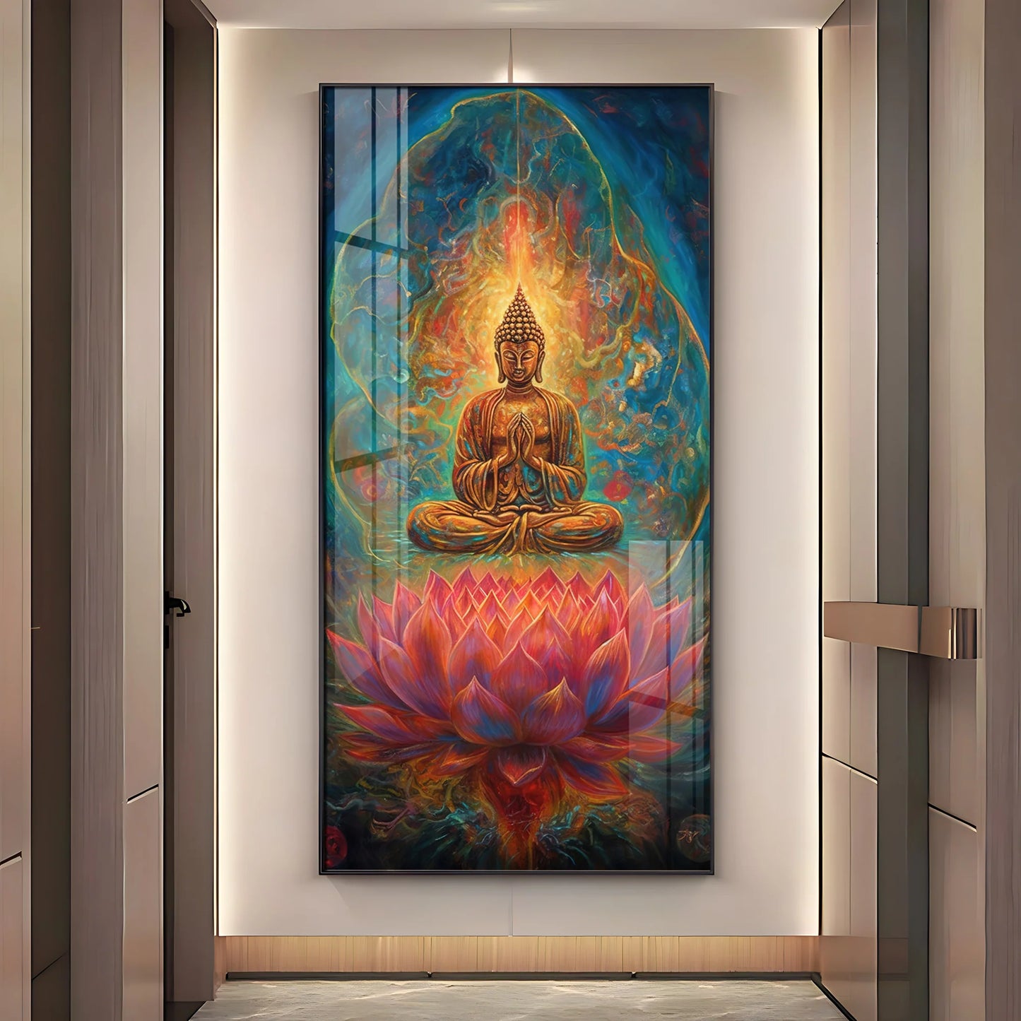Positve Vibes Premium Acrylic Vertical Wall Art