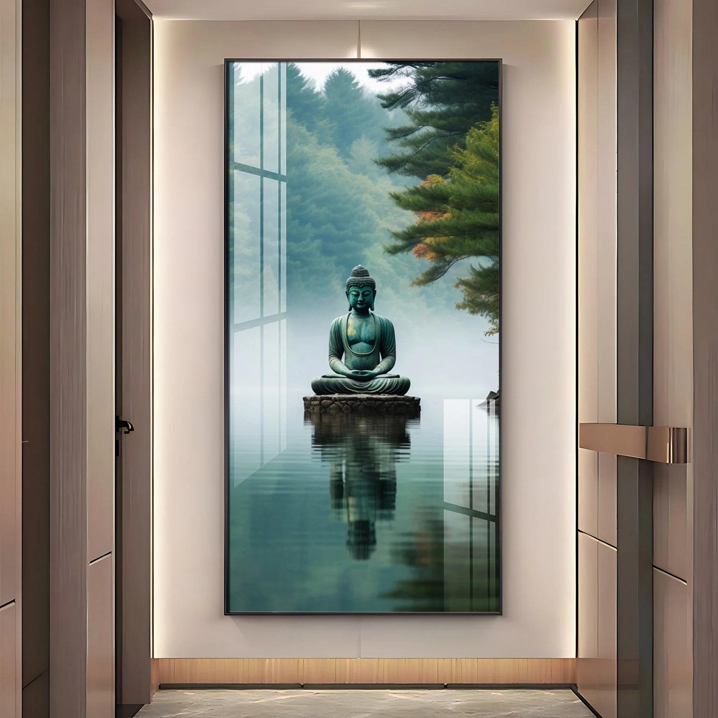 The Enlightened One Premium Acrylic Vertical Wall Art