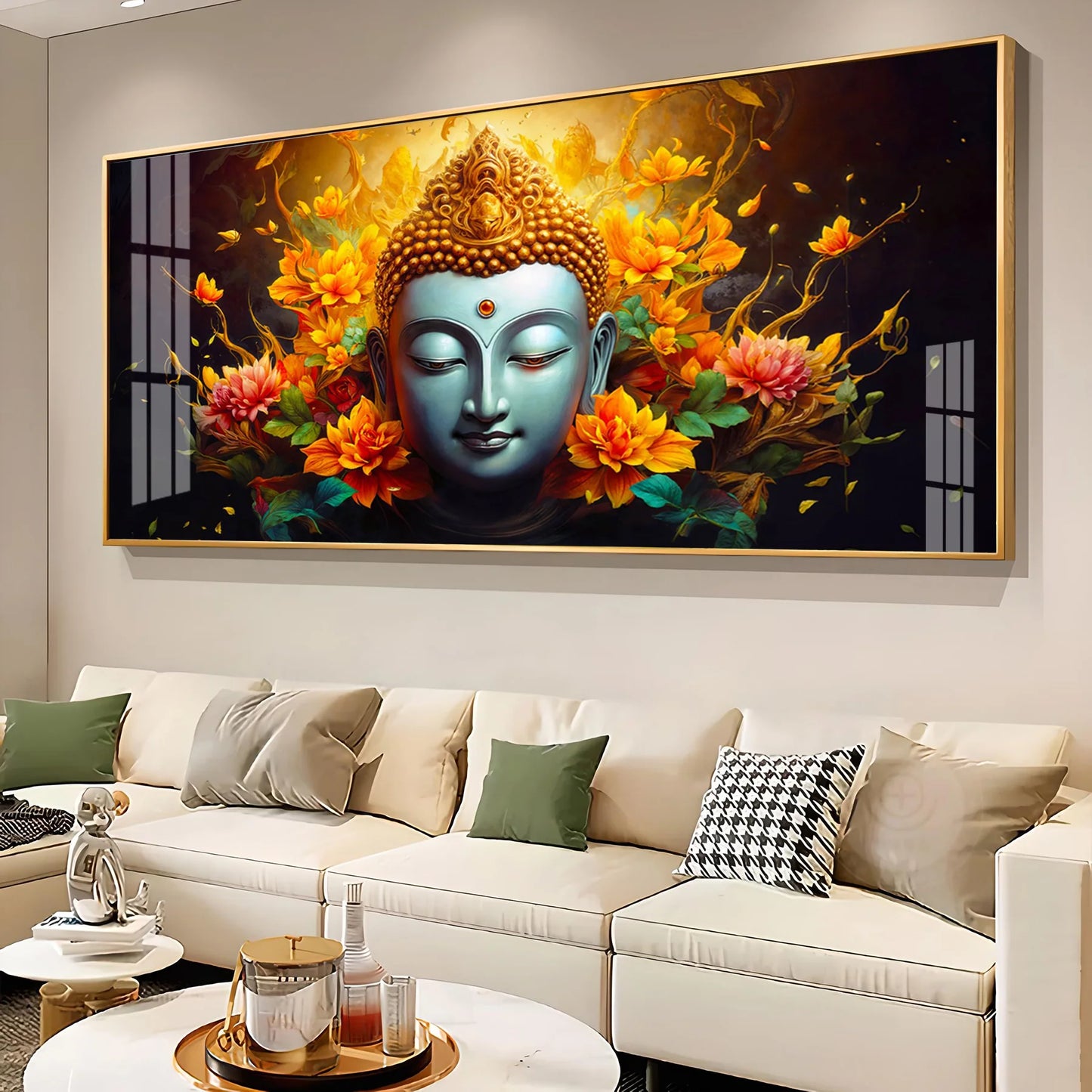 Serenity Visage Premium Acrylic Horizontal Wall Art