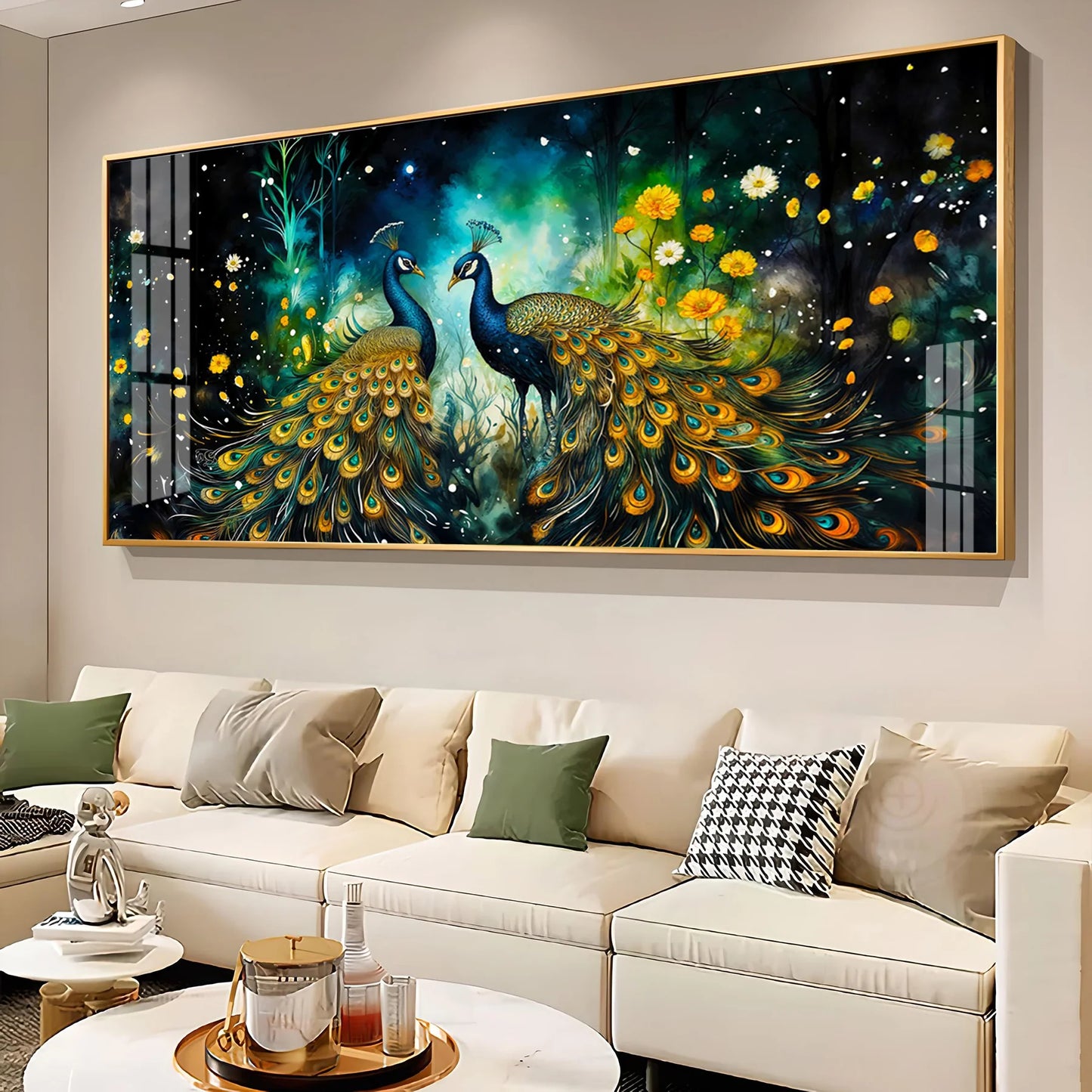 Majestic Vibrant Duo Premium Acrylic Horizontal Wall Art