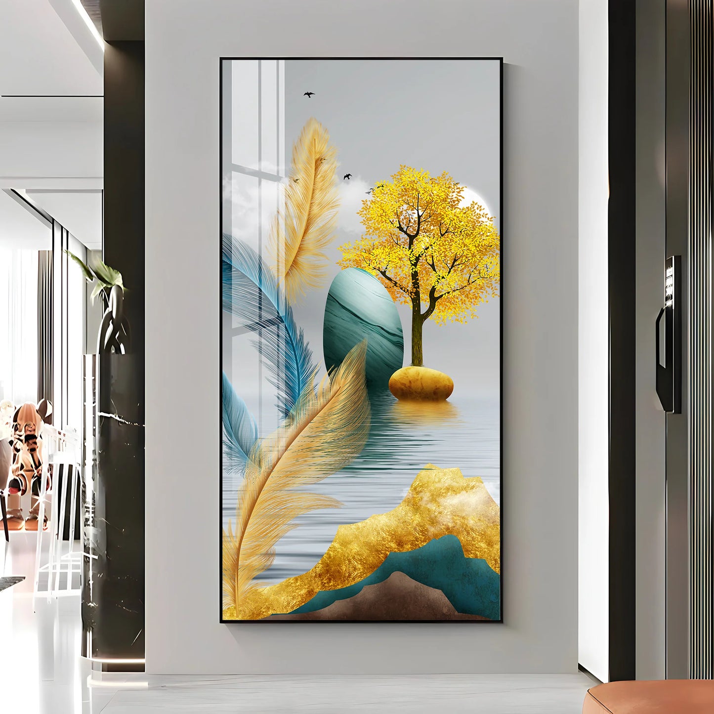 Charming Nature Premium Acrylic Vertical Wall Art