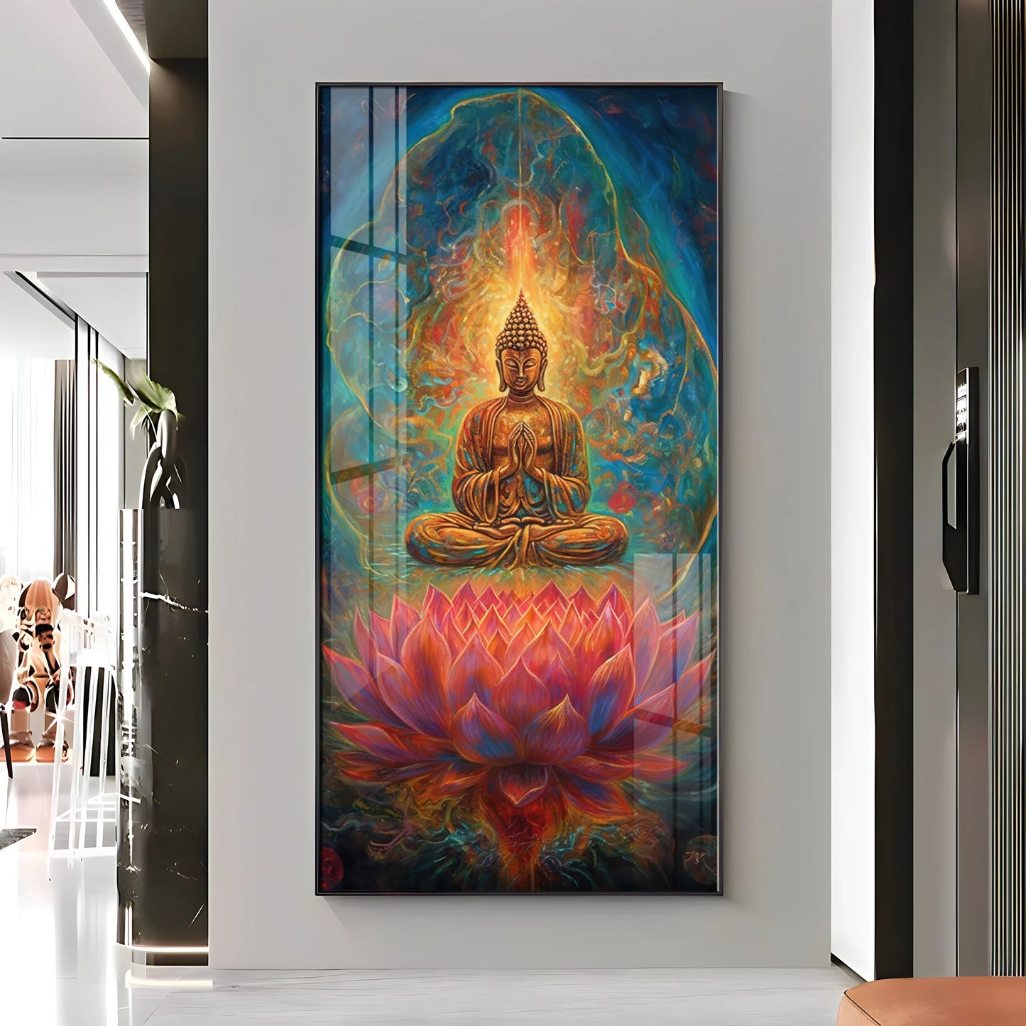 Positve Vibes Premium Acrylic Vertical Wall Art