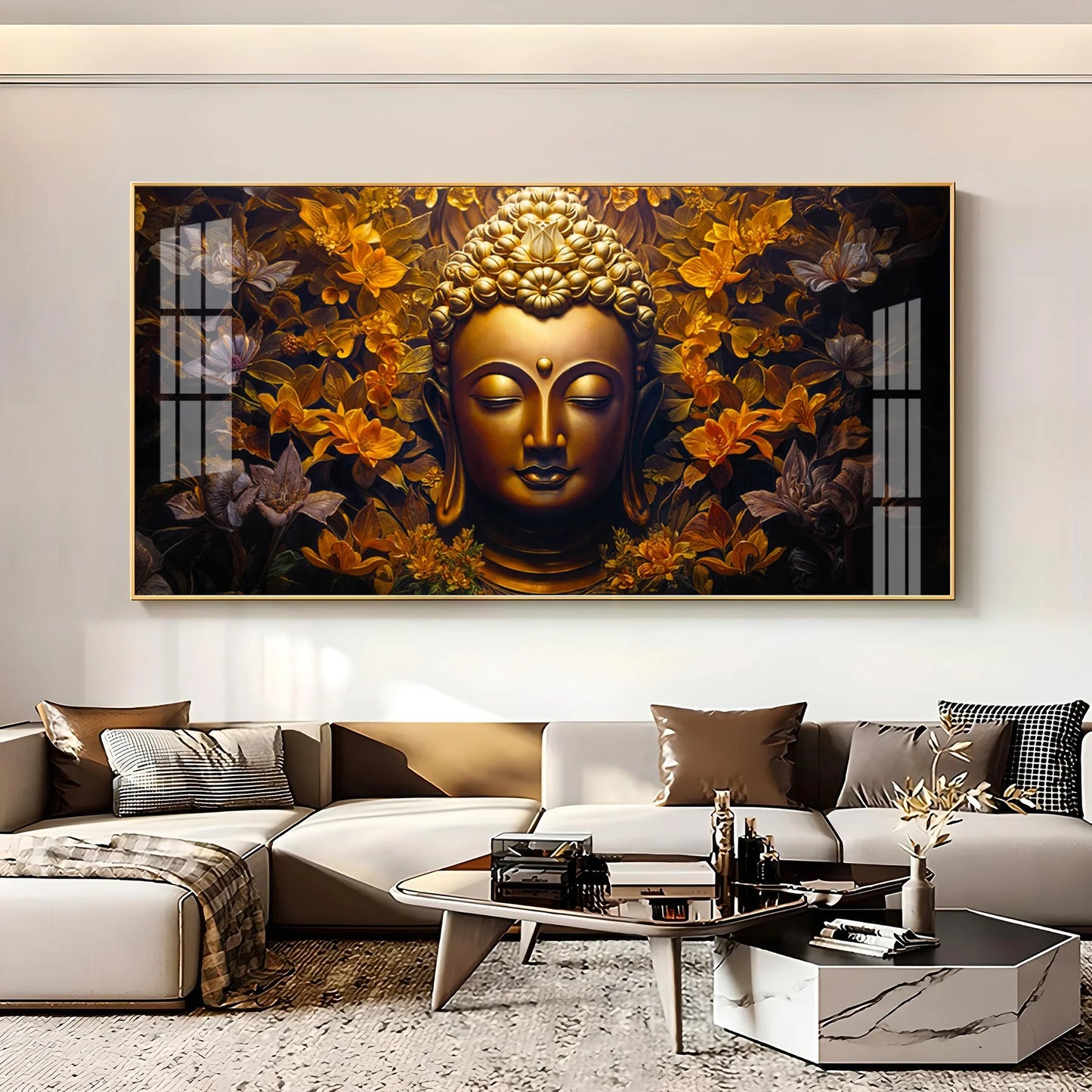 Zen Living Masterpiece Premium Acrylic Horizontal Wall Art