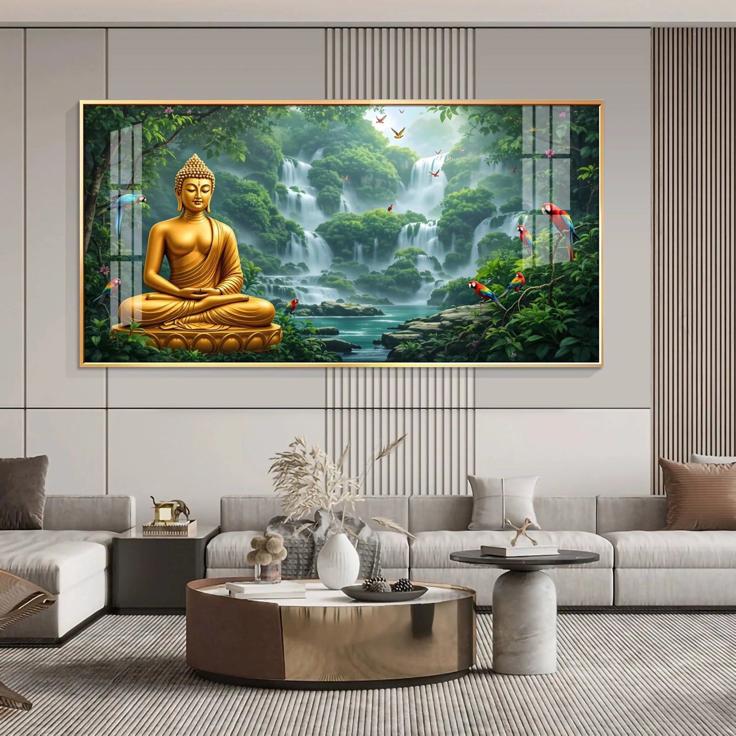 Ascendant Buddha Vision Premium Acrylic Horizontal Wall Art
