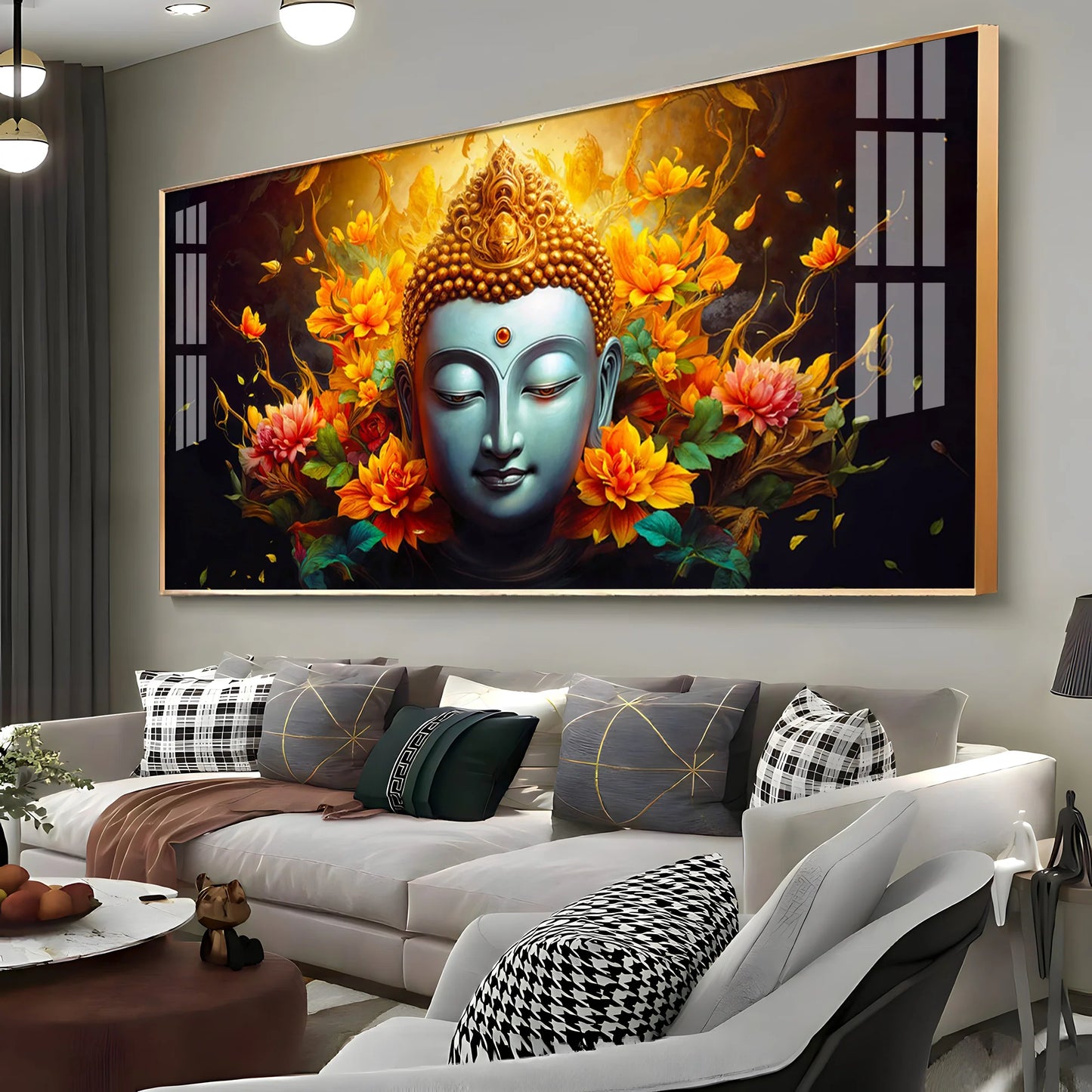 Serenity Visage Premium Acrylic Horizontal Wall Art