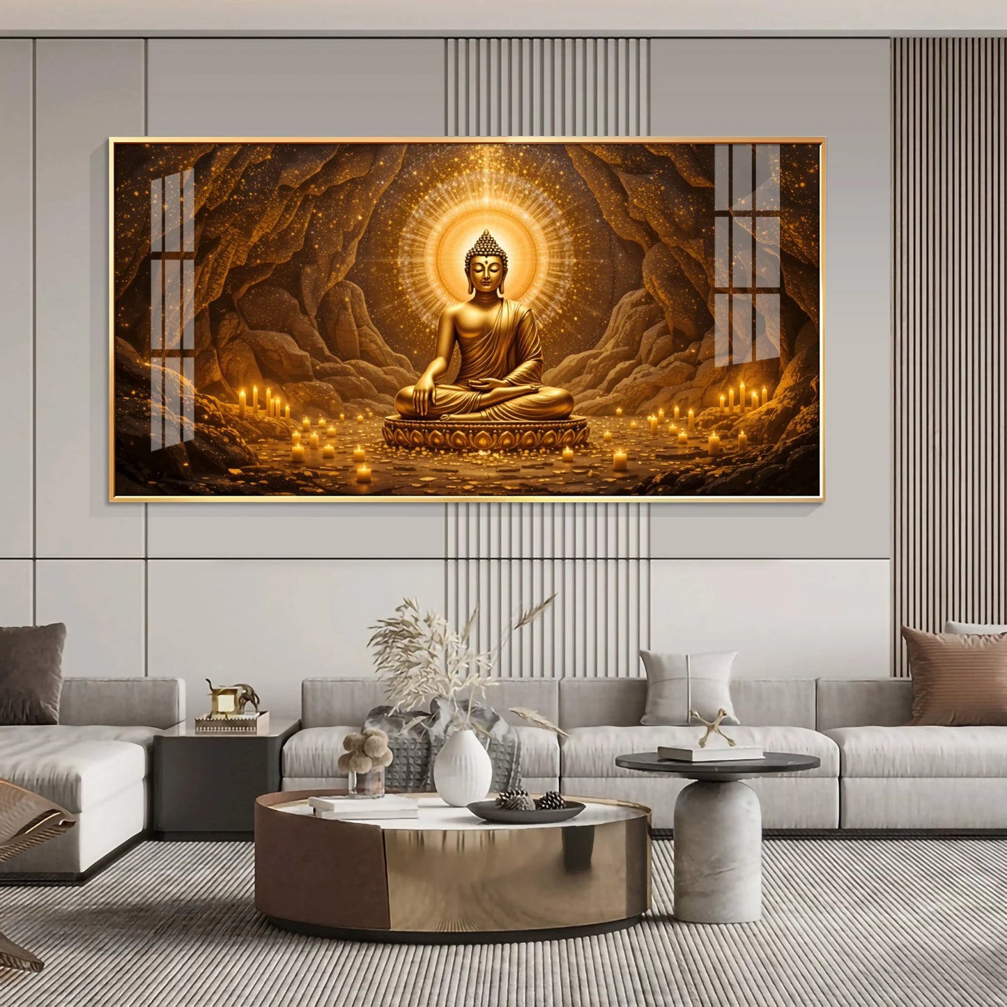 Buddha in Stillness Premium Acrylic Horizontal Wall Art