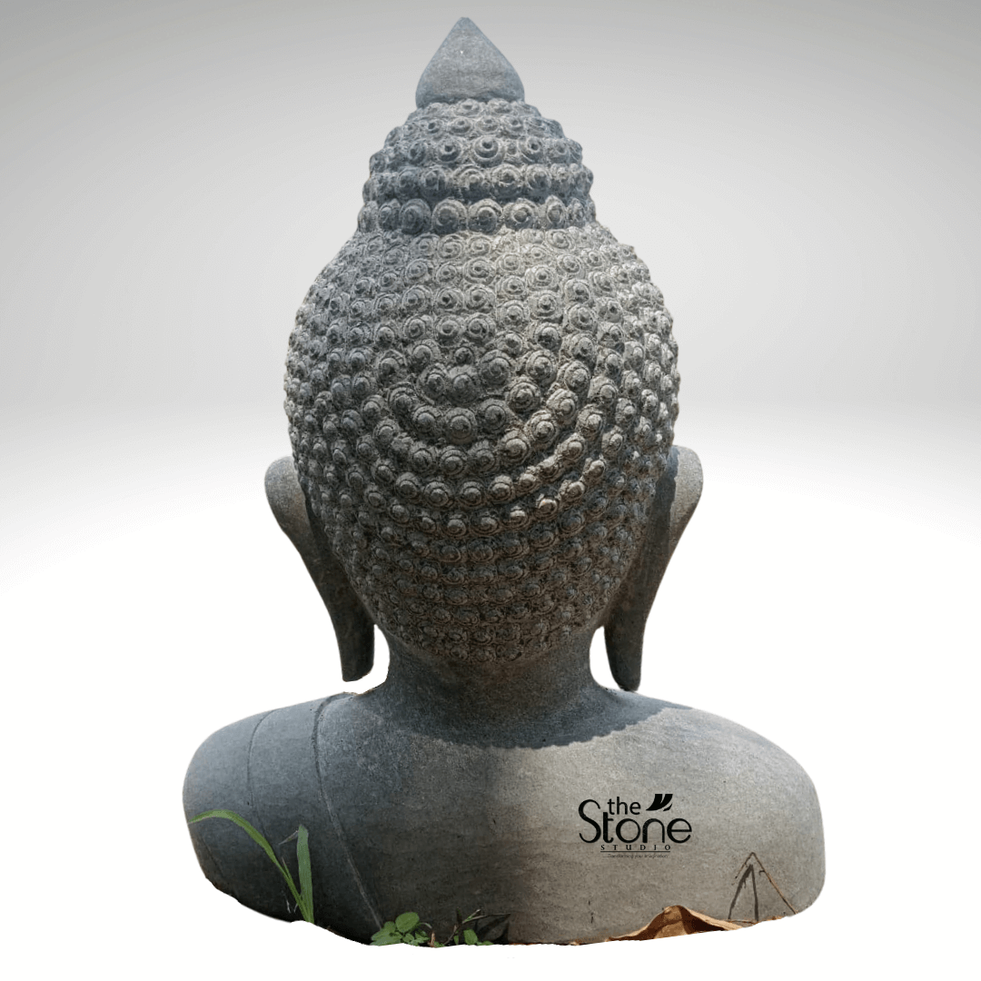 Granite Buddha Head 24″