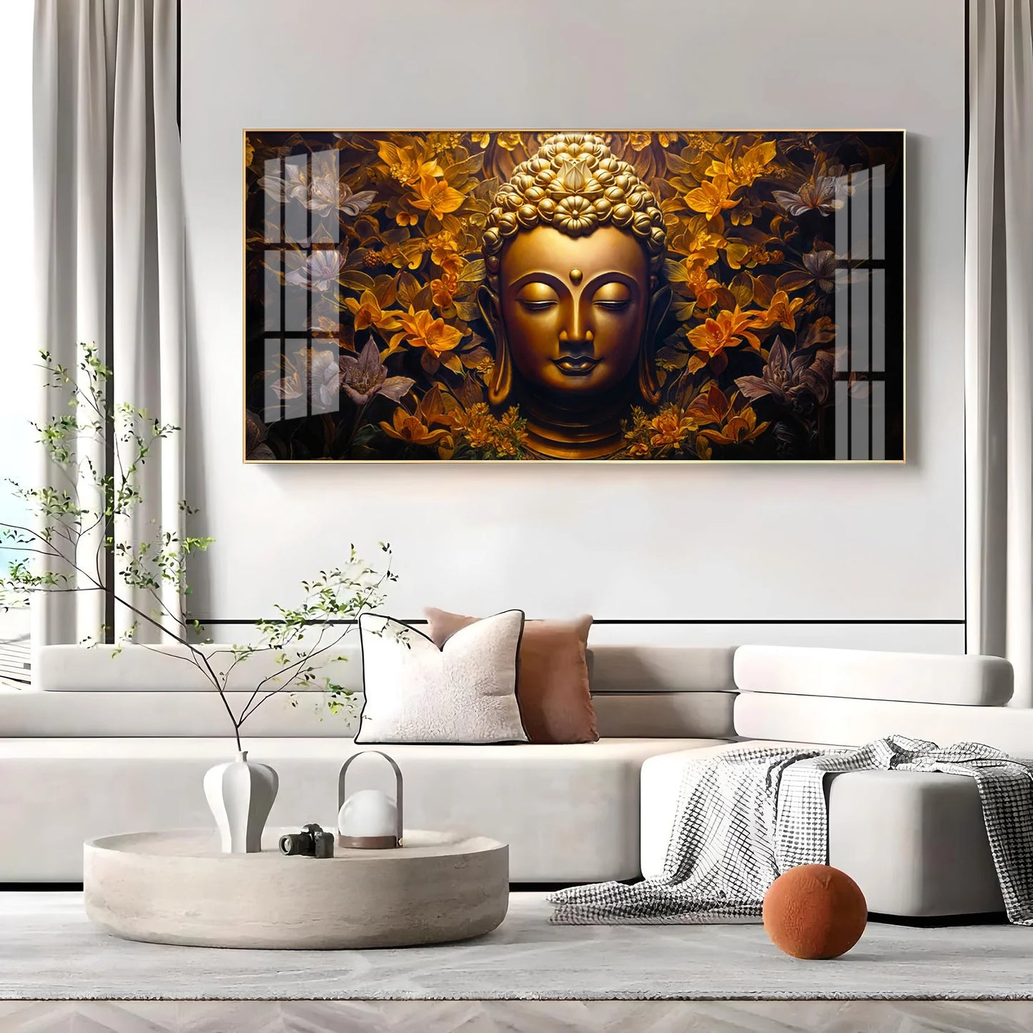 Zen Living Masterpiece Premium Acrylic Horizontal Wall Art