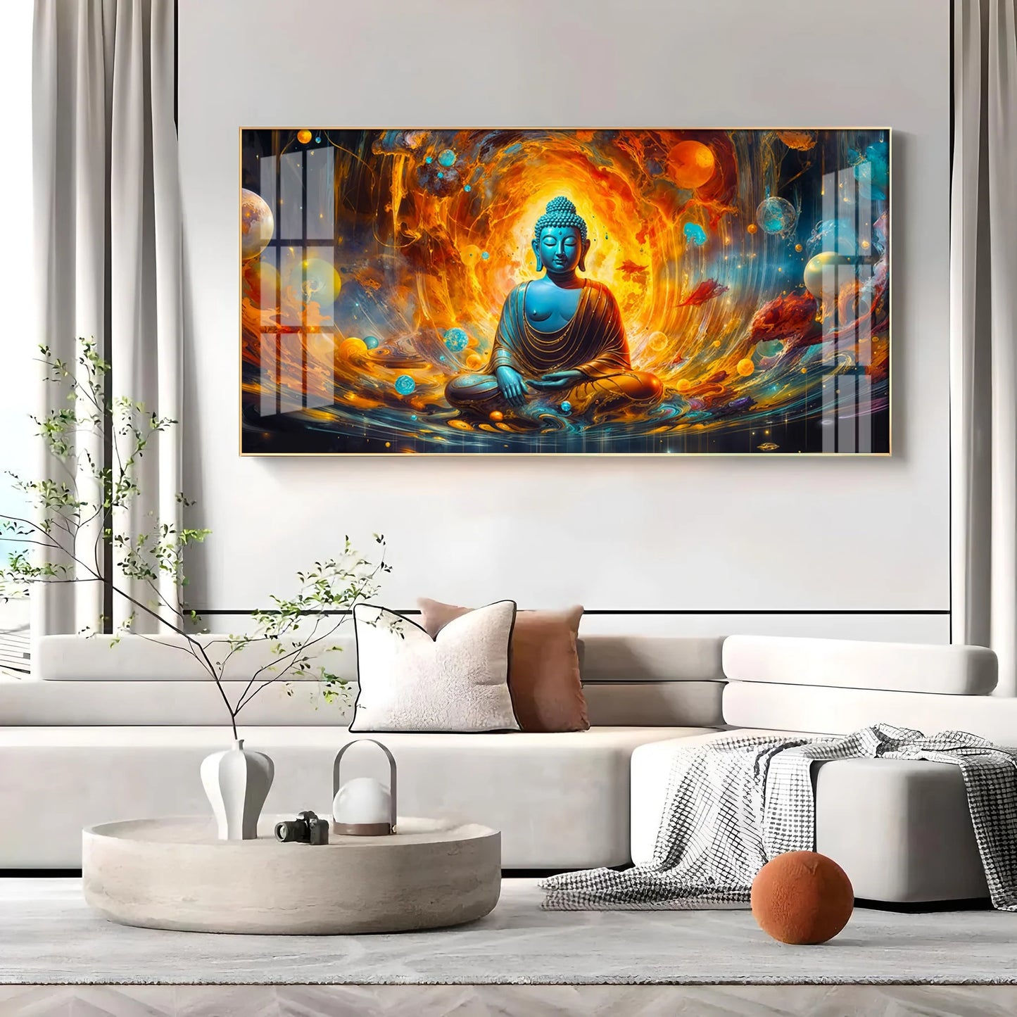 Inner Peace Canvas Premium Acrylic Horizontal Wall Art