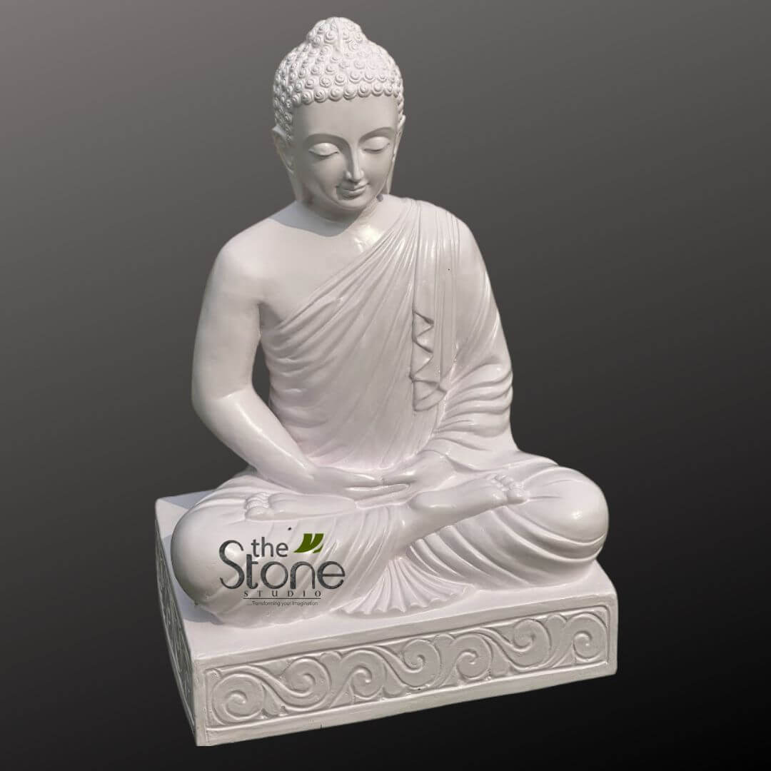 White Buddha Sculpture for home 28″