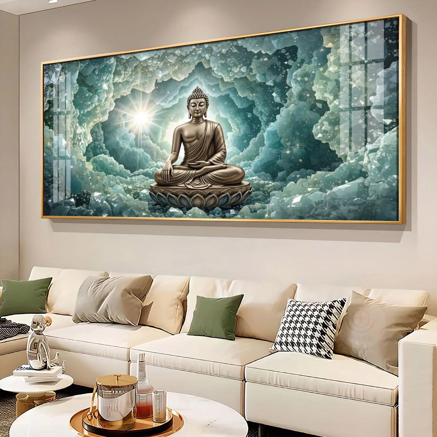 Ascendant Buddha Vision Premium Acrylic Horizontal Wall Art