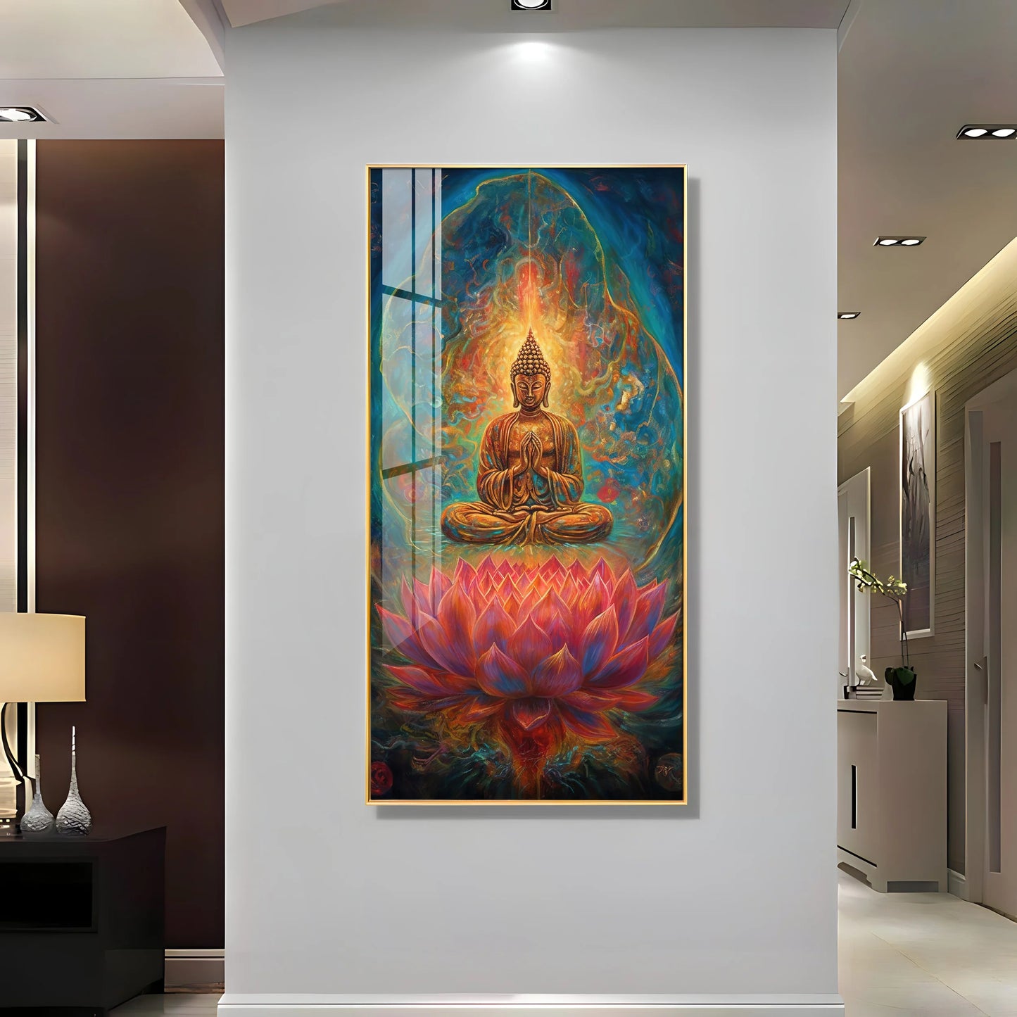 Positve Vibes Premium Acrylic Vertical Wall Art