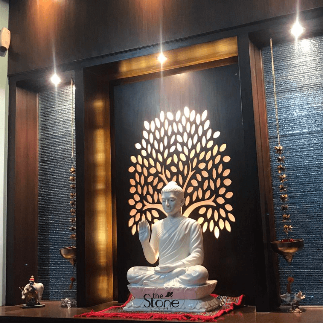 Marble Buddha 2ft