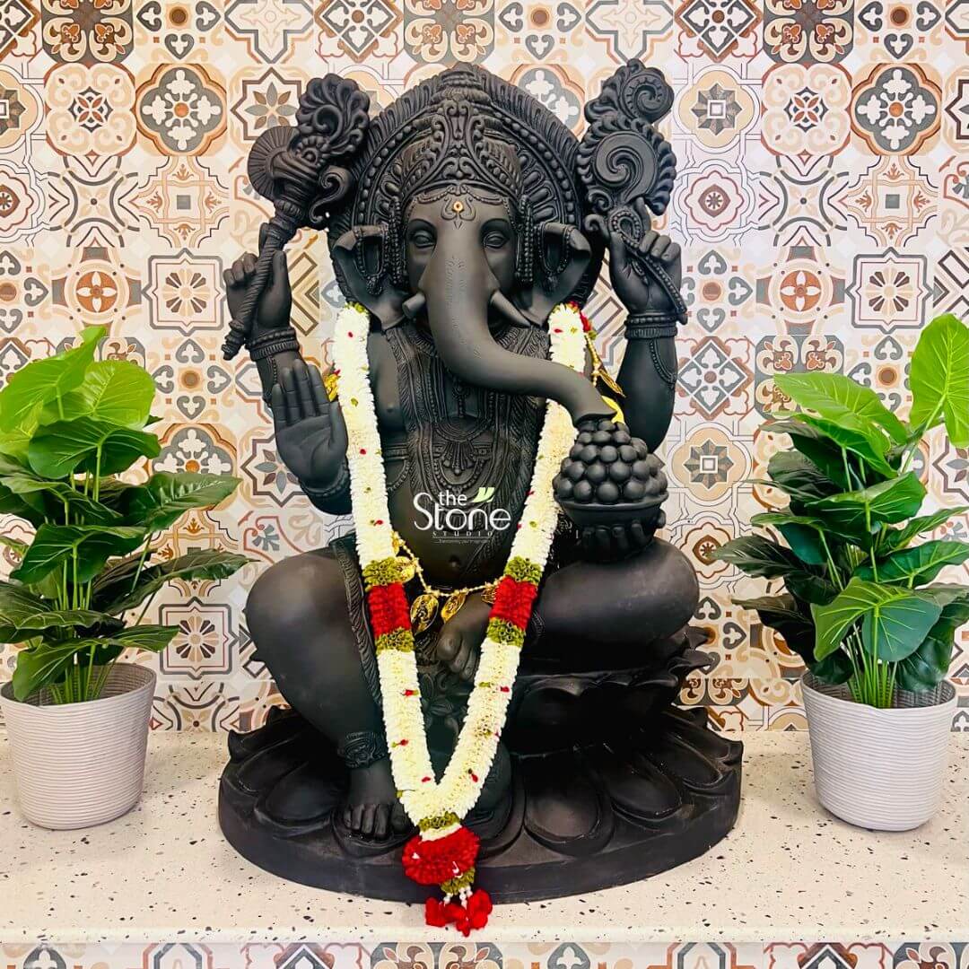 Fiber Ganesha Statue 3.5ft