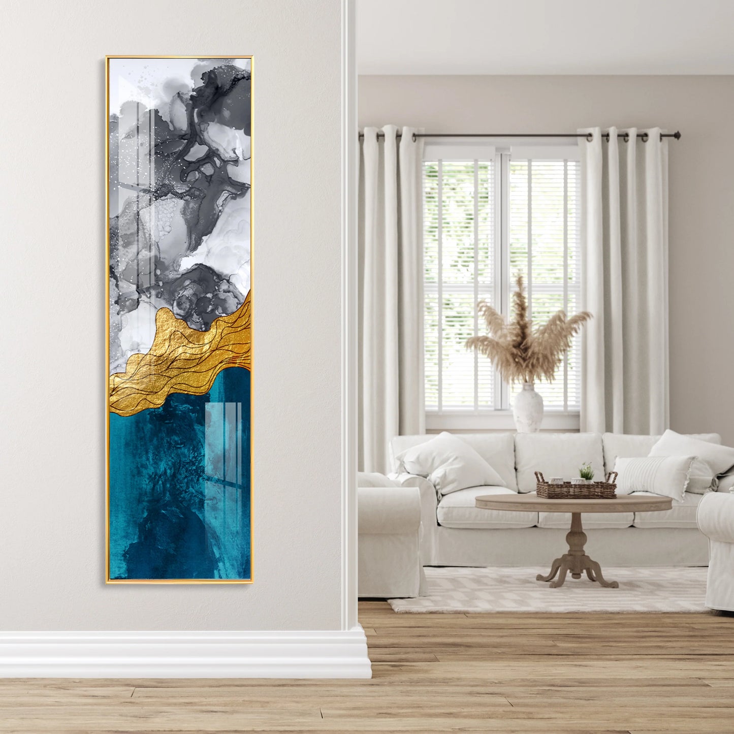 Modern Abstract Art Premium Acrylic Vertical Wall Art