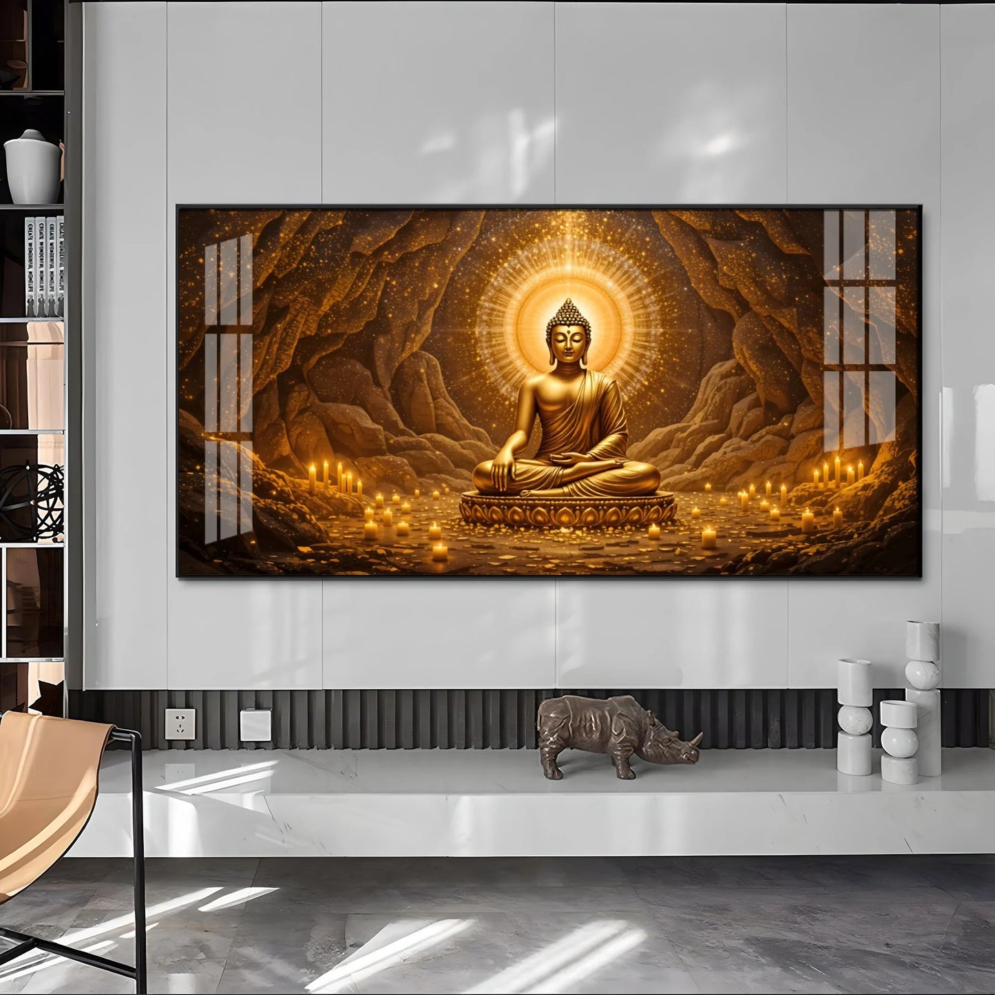 Buddha in Stillness Premium Acrylic Horizontal Wall Art