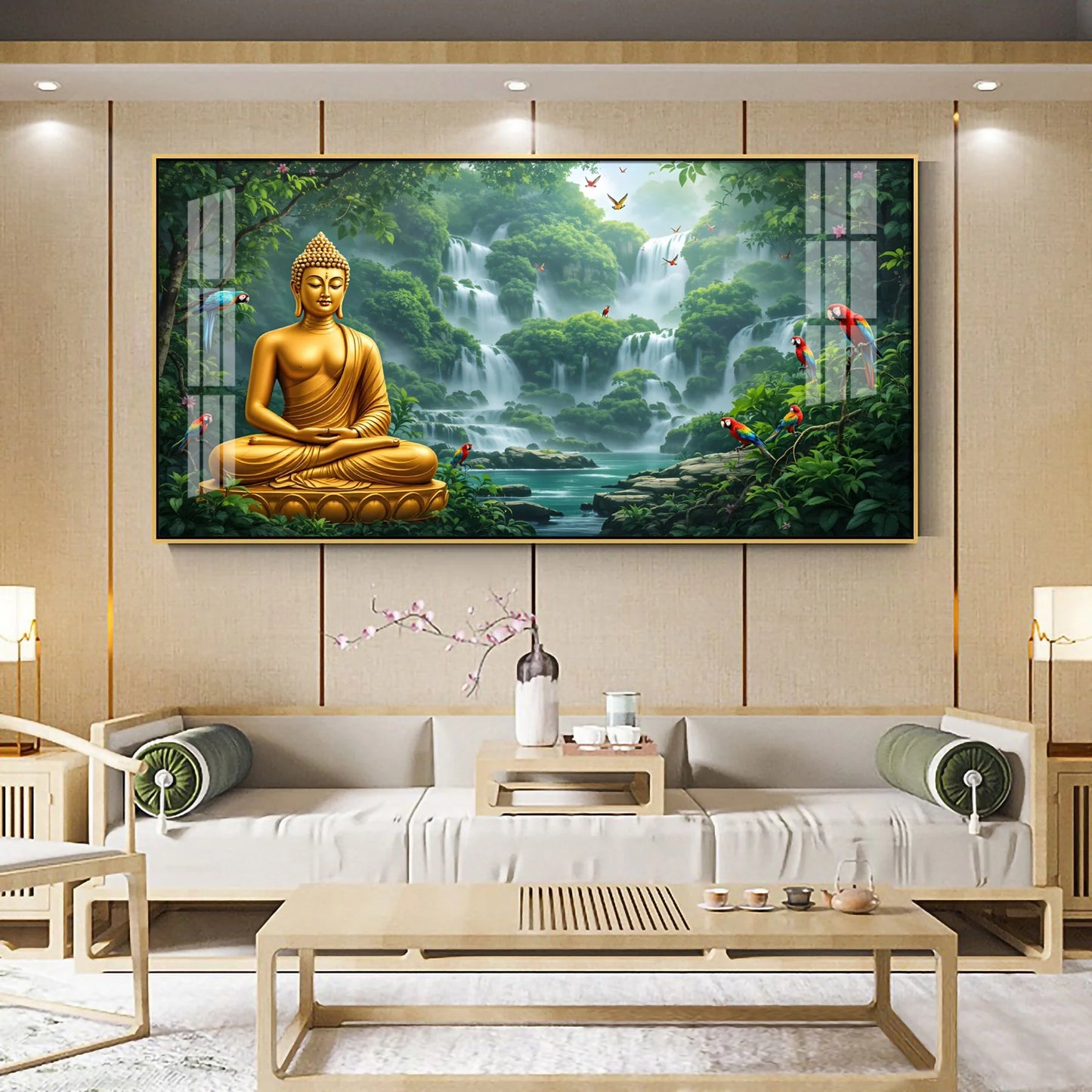 Ascendant Buddha Vision Premium Acrylic Horizontal Wall Art