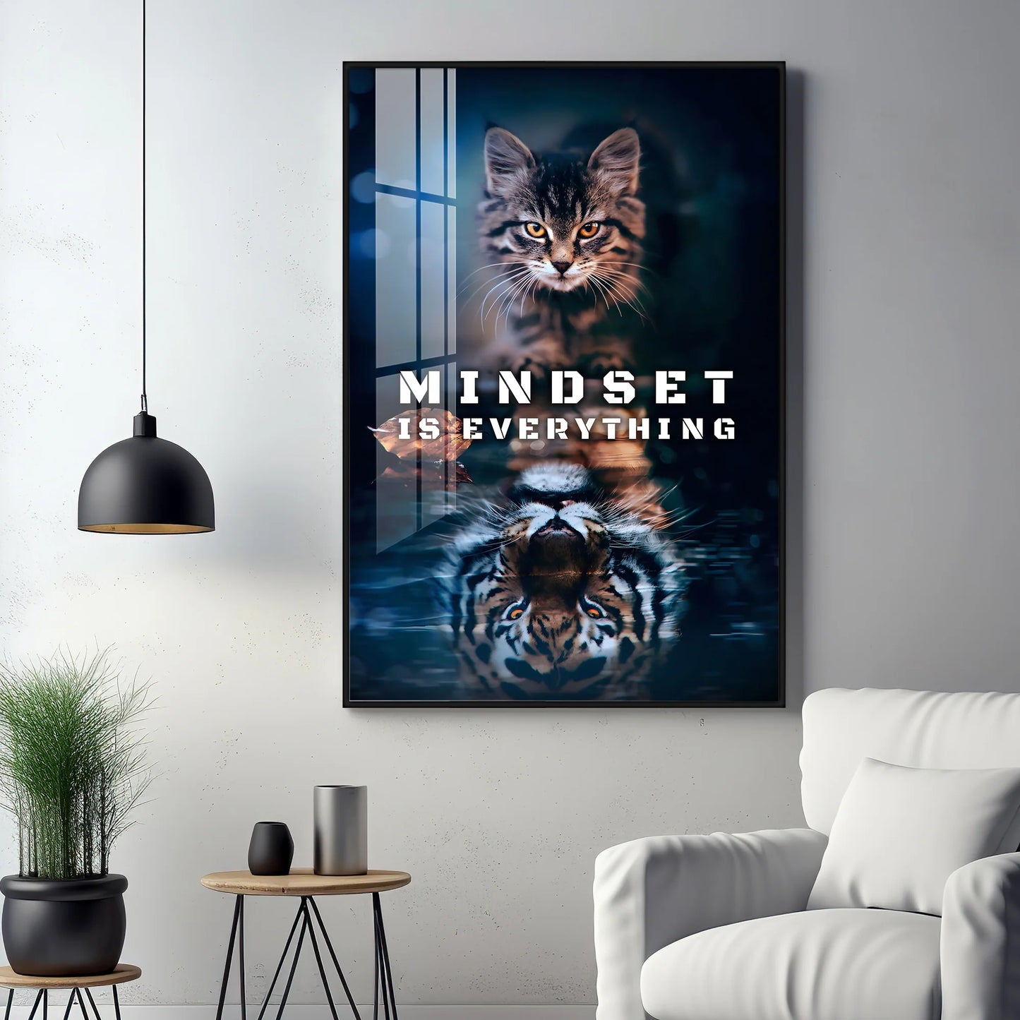 Mindset Is Everything Premium Acrylic Vertical Wall Art