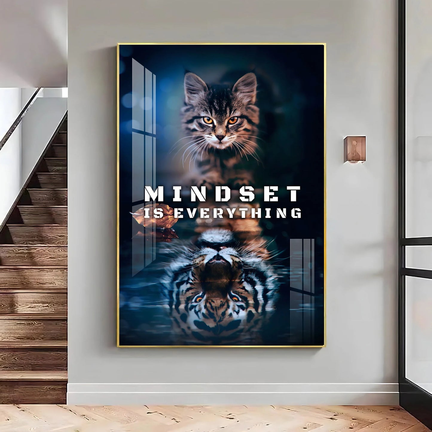 Mindset Is Everything Premium Acrylic Vertical Wall Art