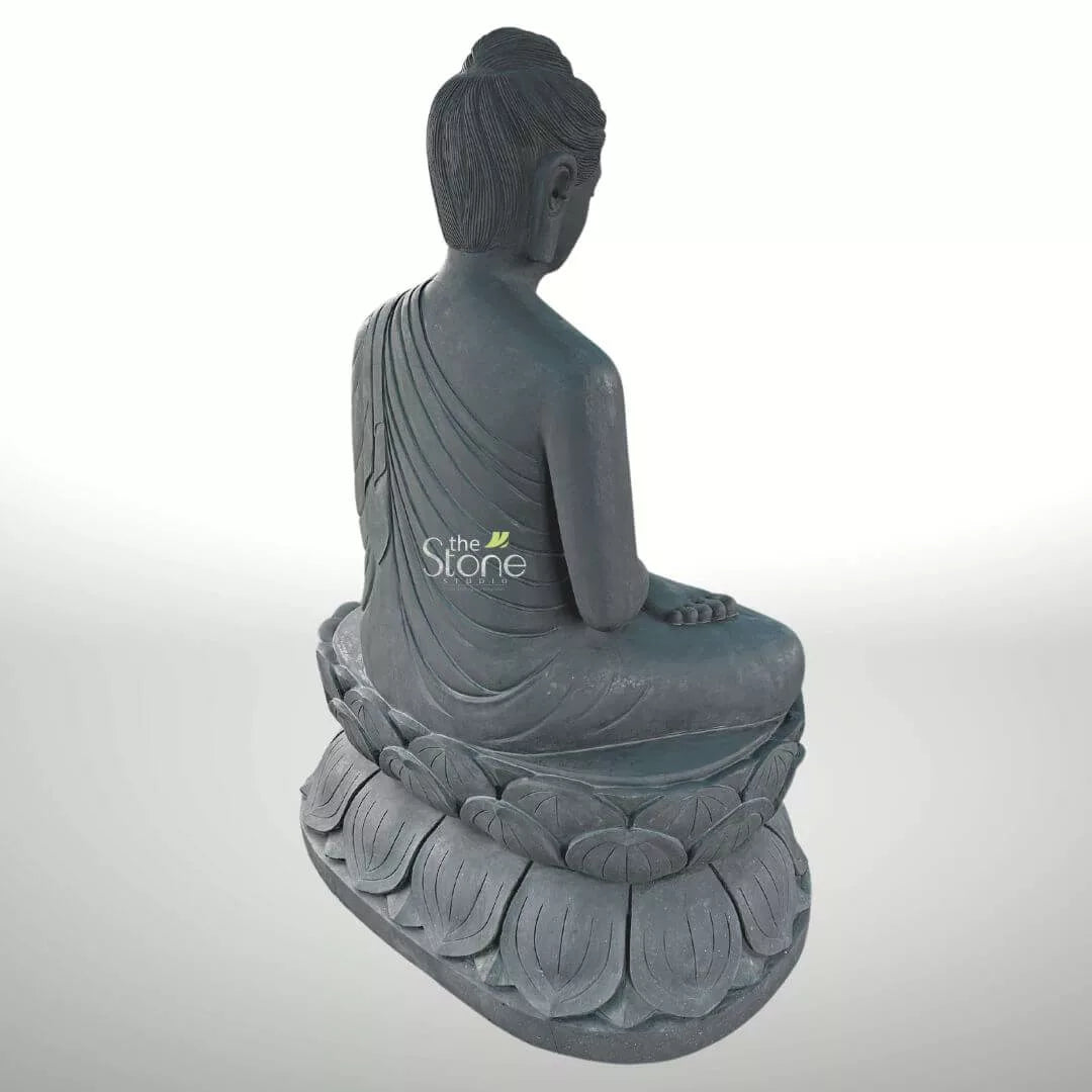 5 Feet Granite Buddha Statue
