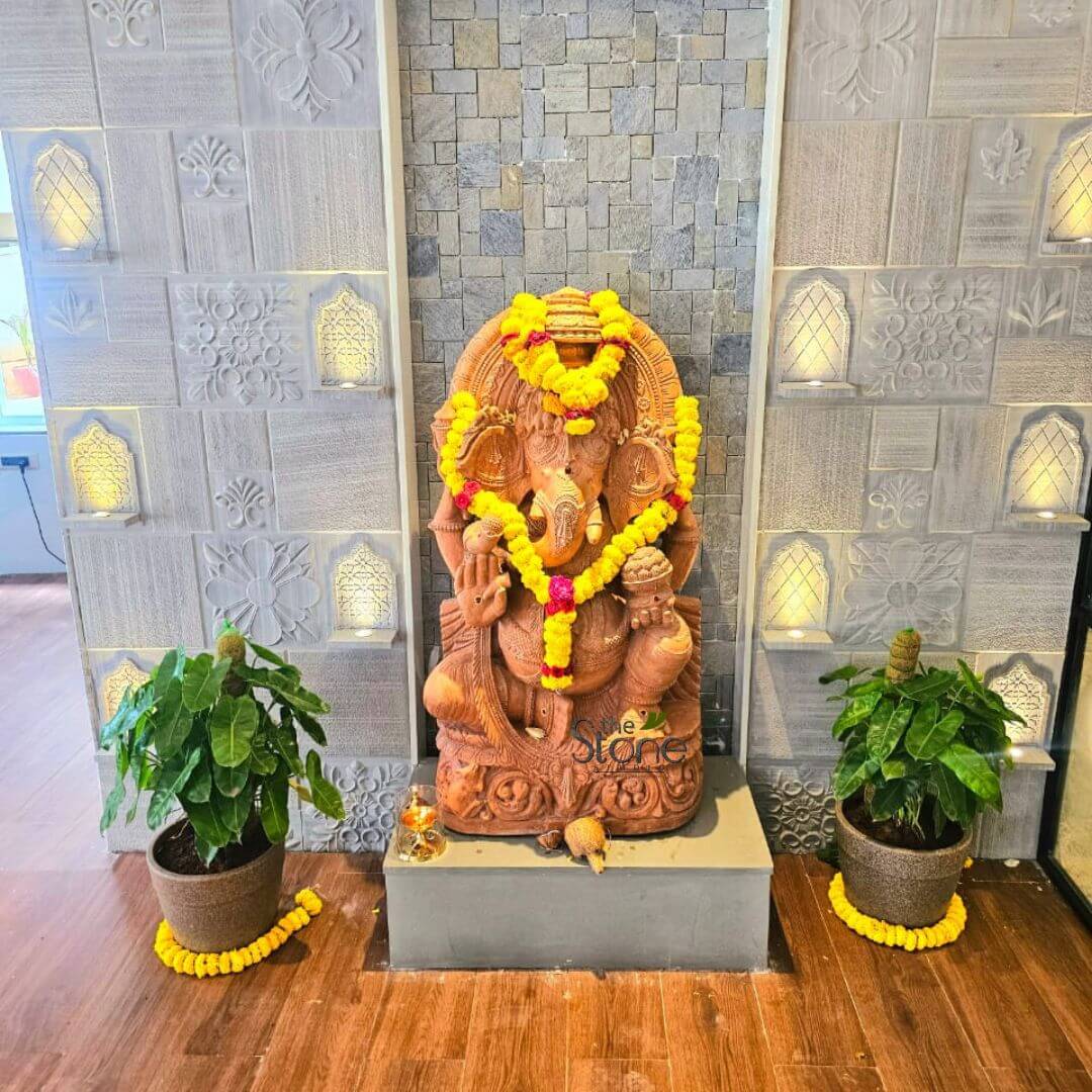 Ganapati Murti In Sandstone 5ft