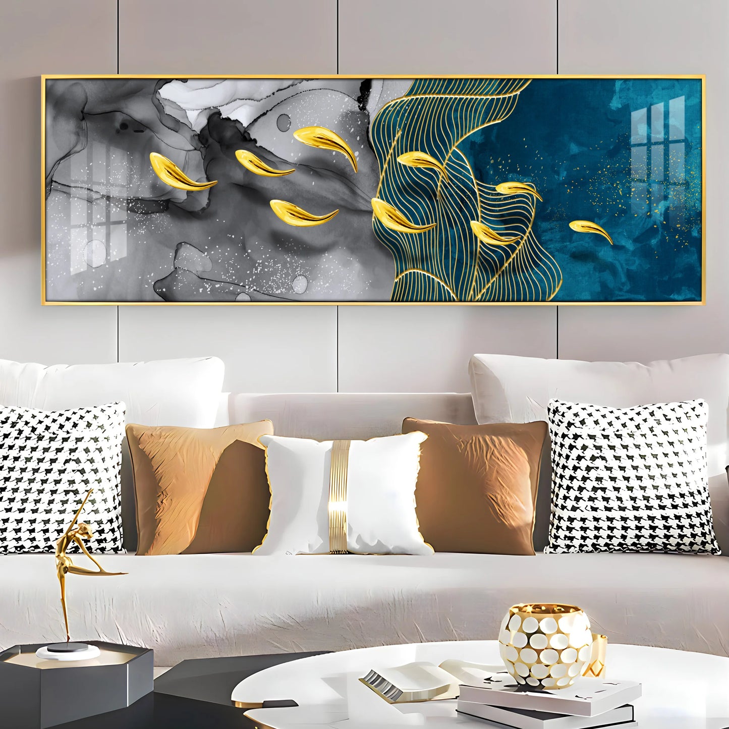 Limitless Delights Luxury Crystal Horizontal Wall Art