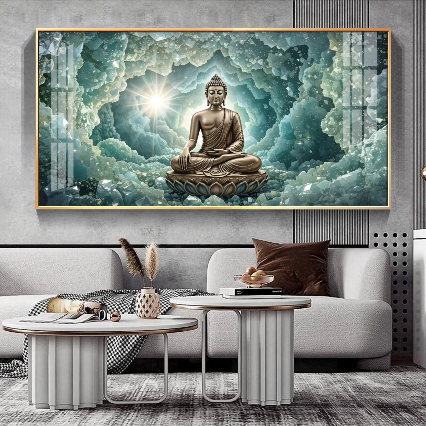 Ascendant Buddha Vision Premium Acrylic Horizontal Wall Art