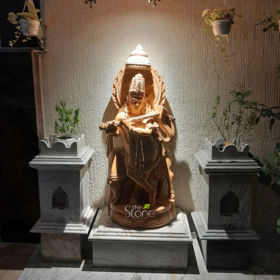 Antique Krishna Statue 5ft