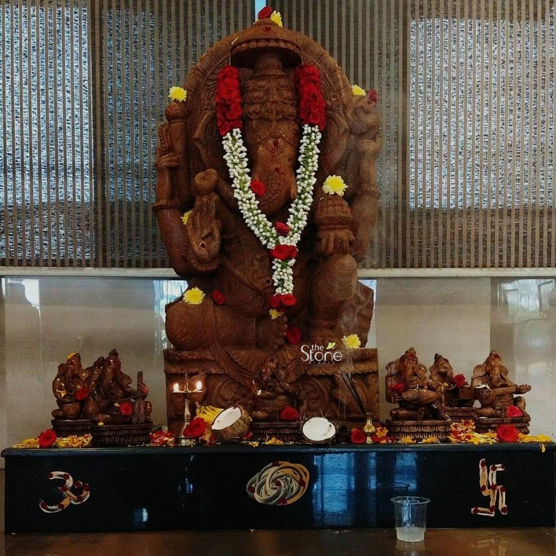 Ganapati Murti In Sandstone 5ft