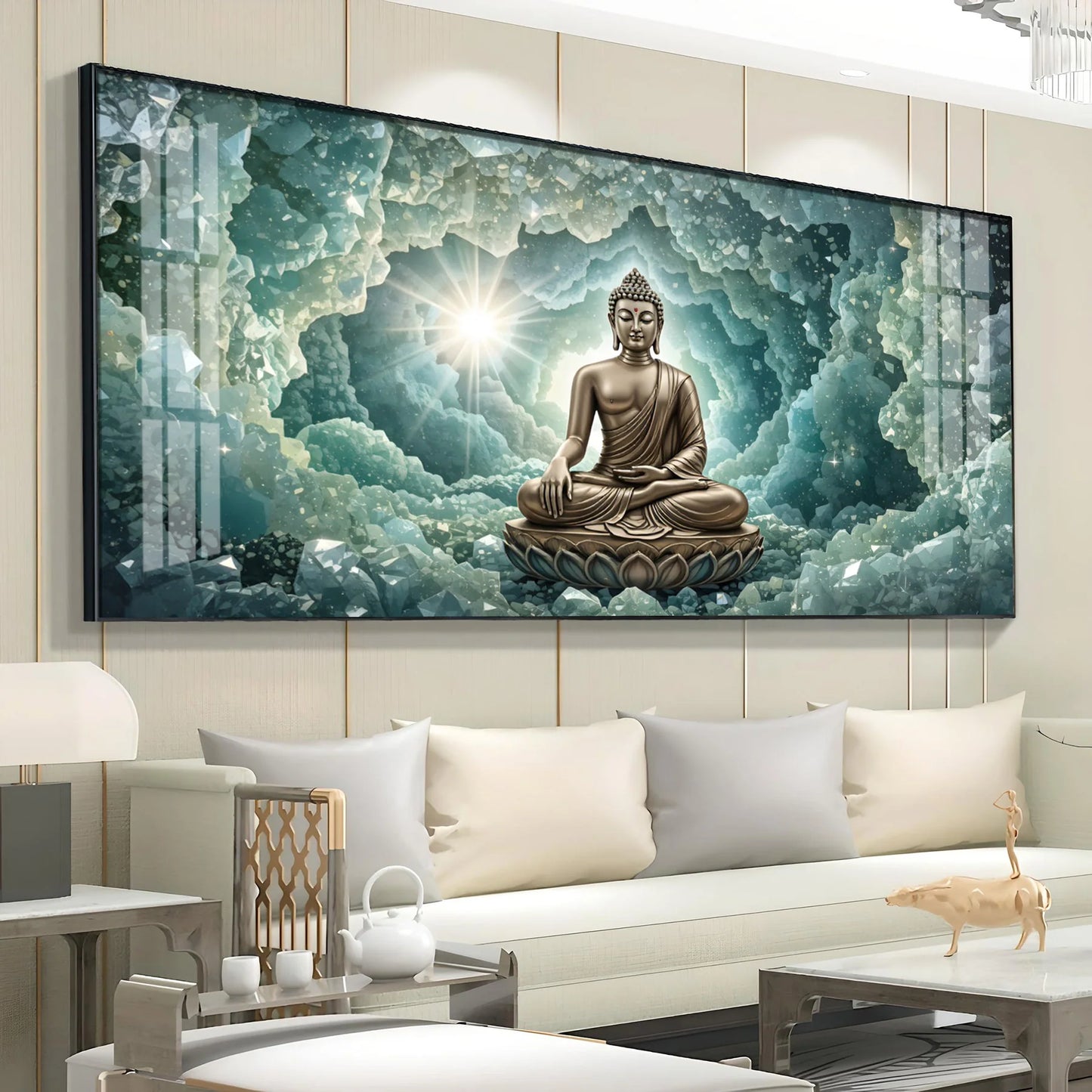 Ascendant Buddha Vision Premium Acrylic Horizontal Wall Art