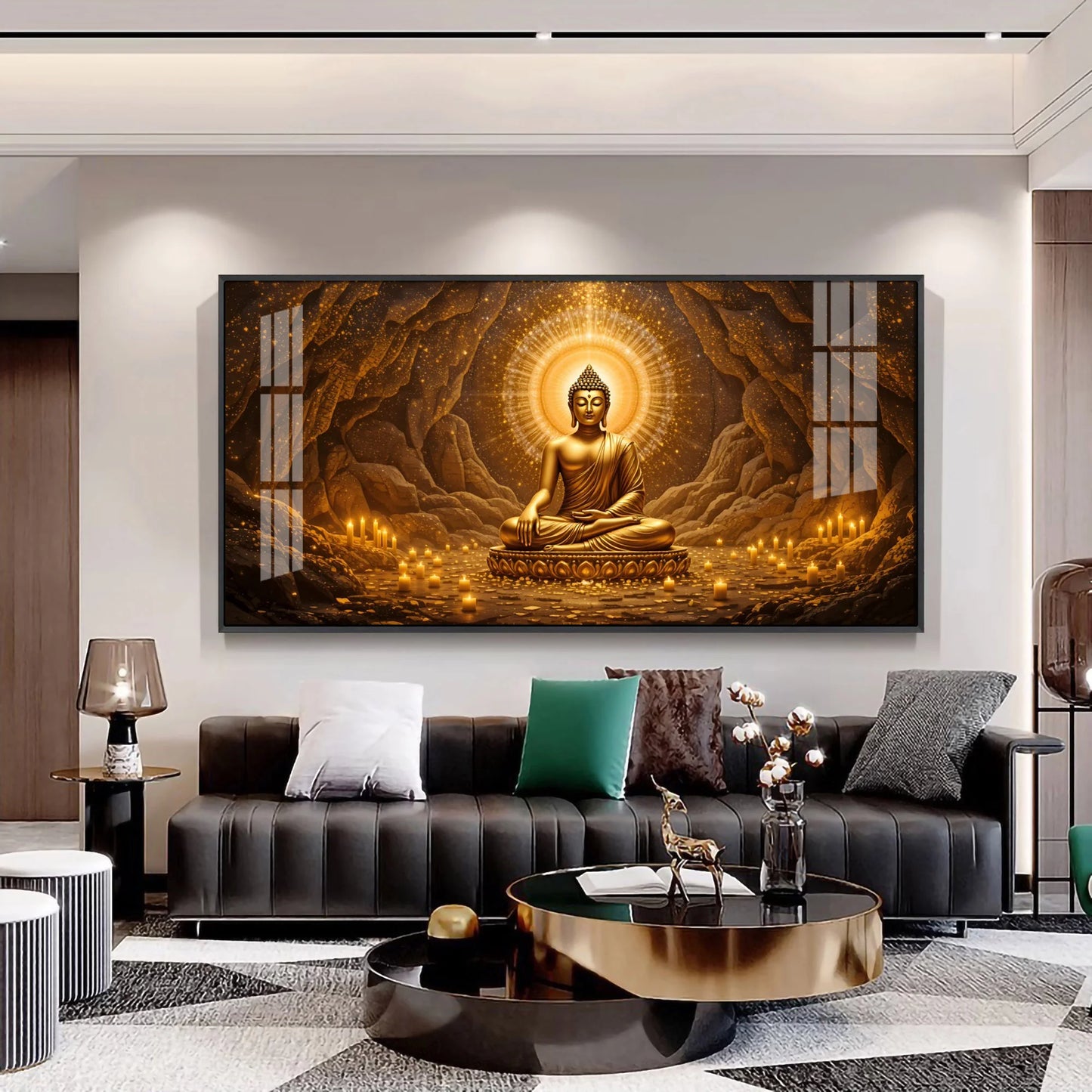 Buddha in Stillness Premium Acrylic Horizontal Wall Art