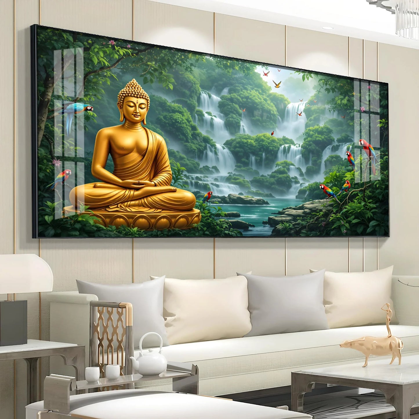 Ascendant Buddha Vision Premium Acrylic Horizontal Wall Art