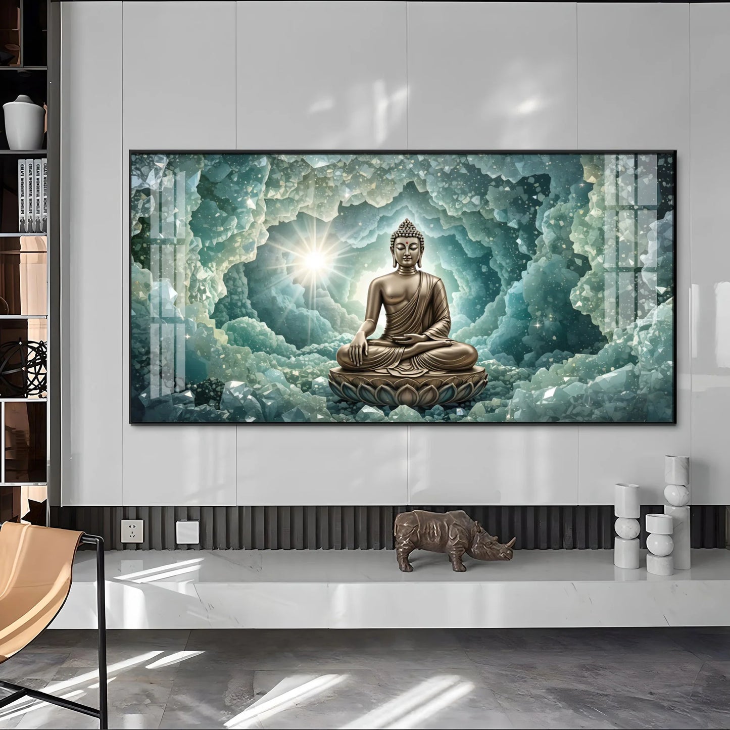 Ascendant Buddha Vision Premium Acrylic Horizontal Wall Art