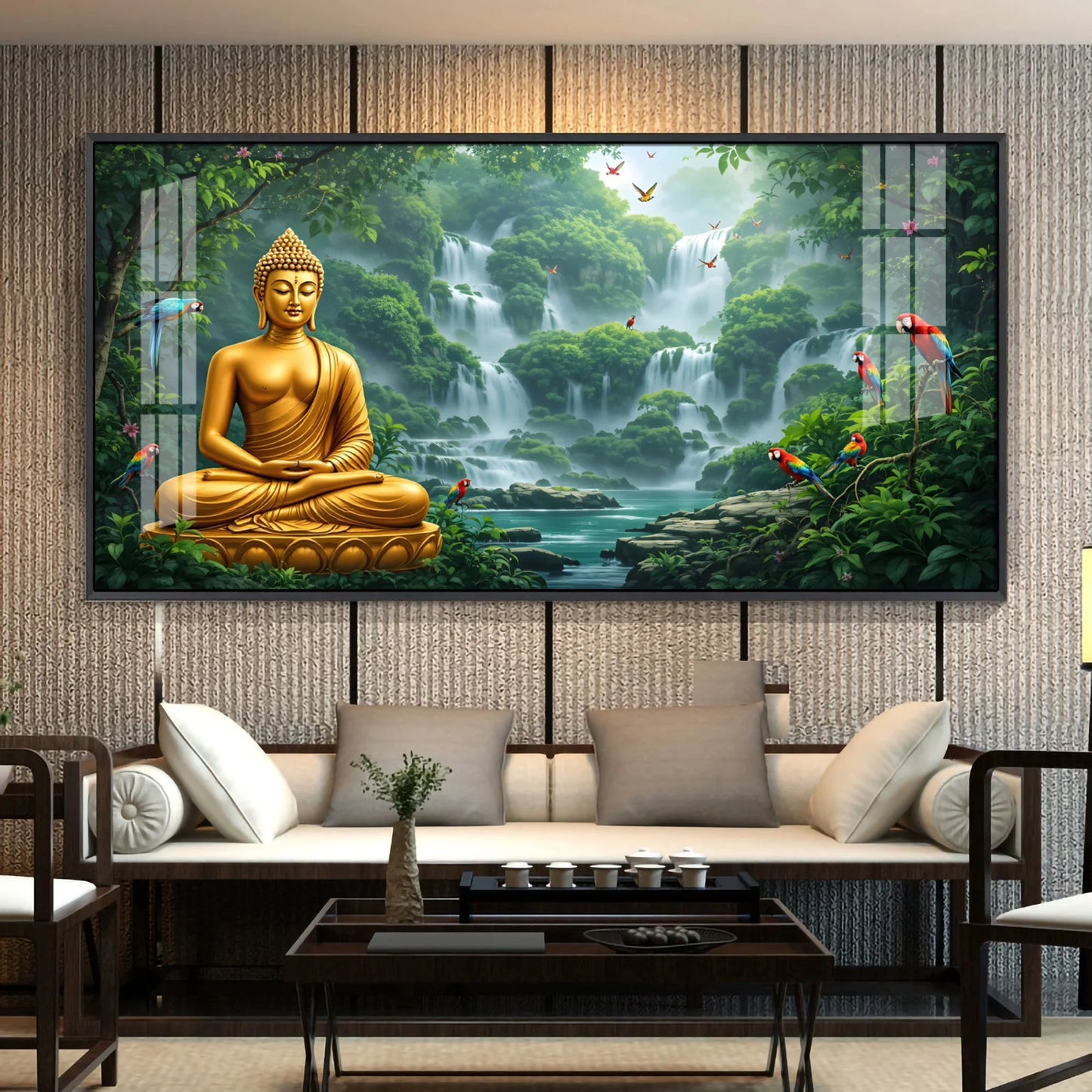Ascendant Buddha Vision Premium Acrylic Horizontal Wall Art