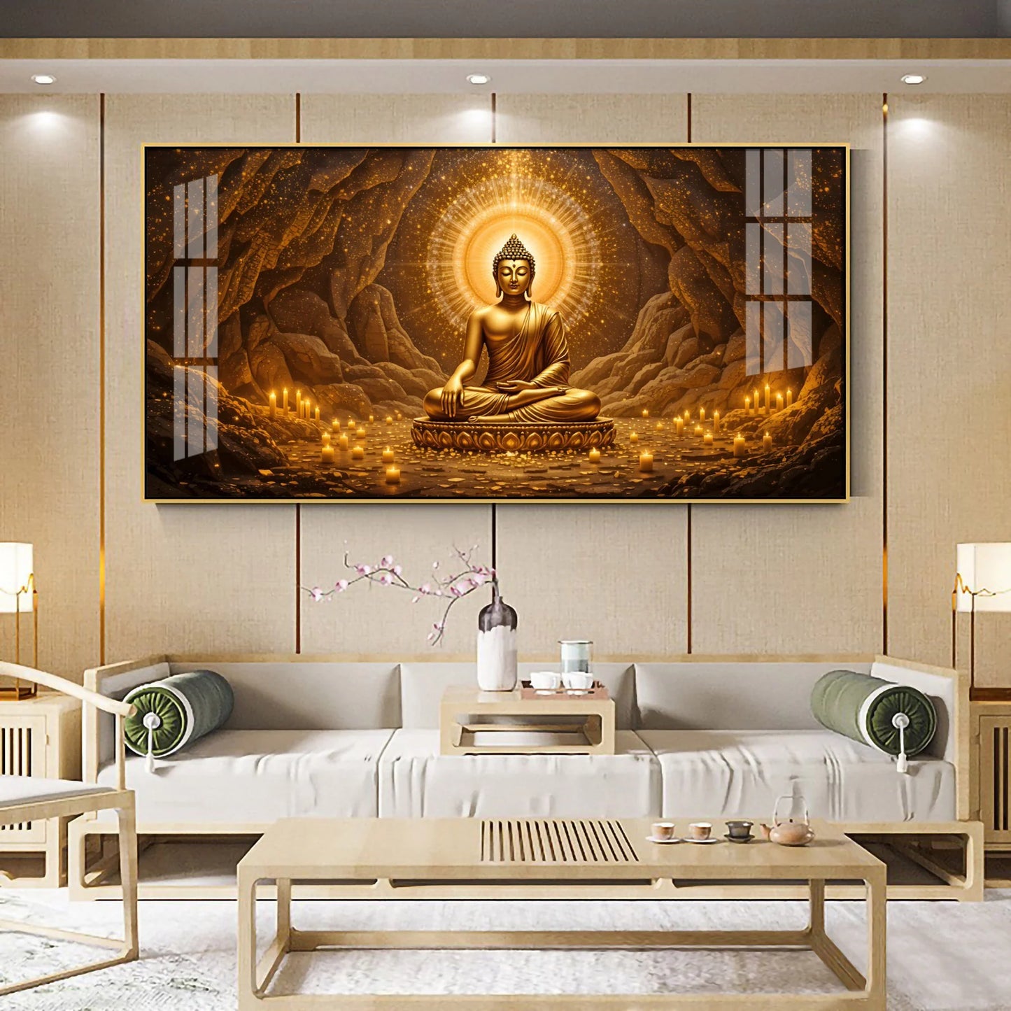 Buddha in Stillness Premium Acrylic Horizontal Wall Art