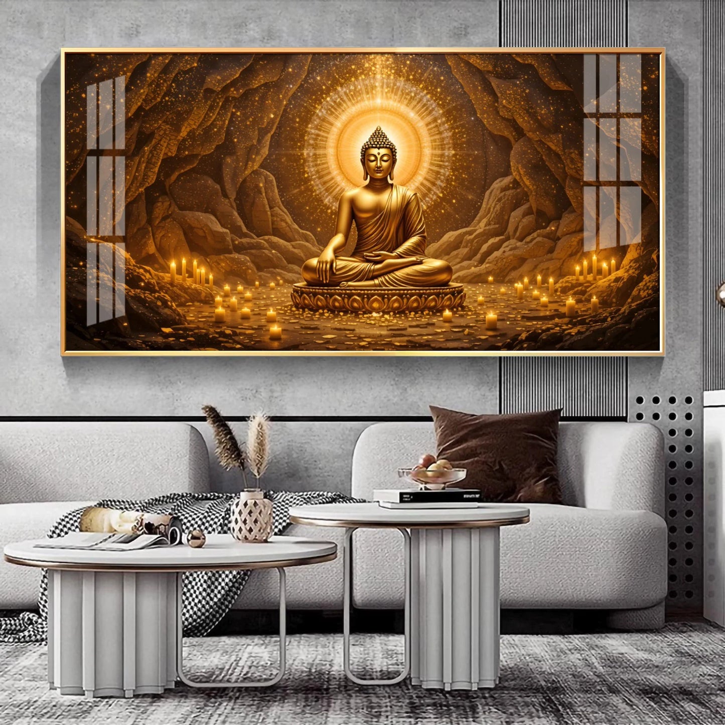 Buddha in Stillness Premium Acrylic Horizontal Wall Art